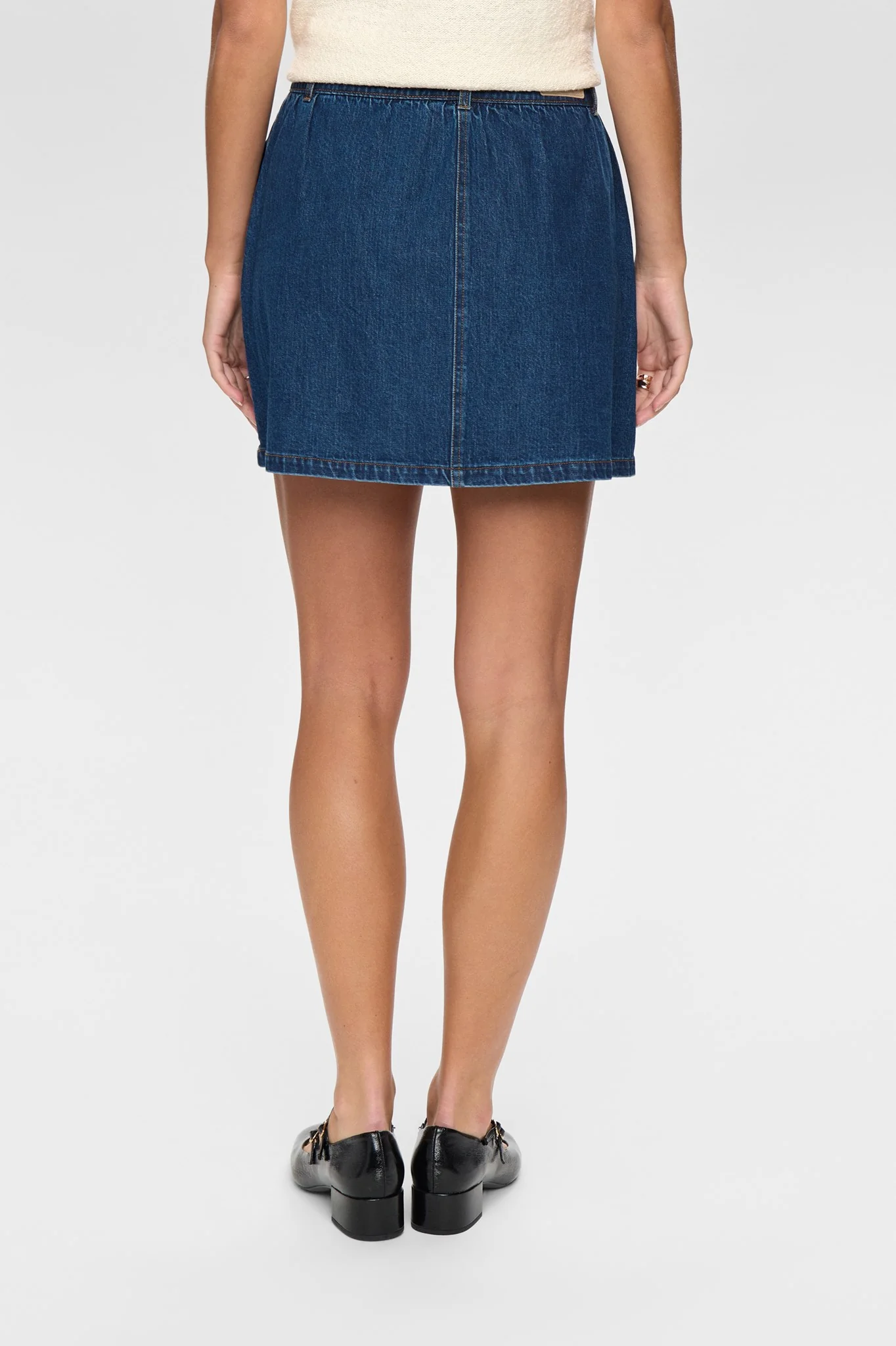 NUADDISON SKIRT - Medium Blue Denim - Image 2