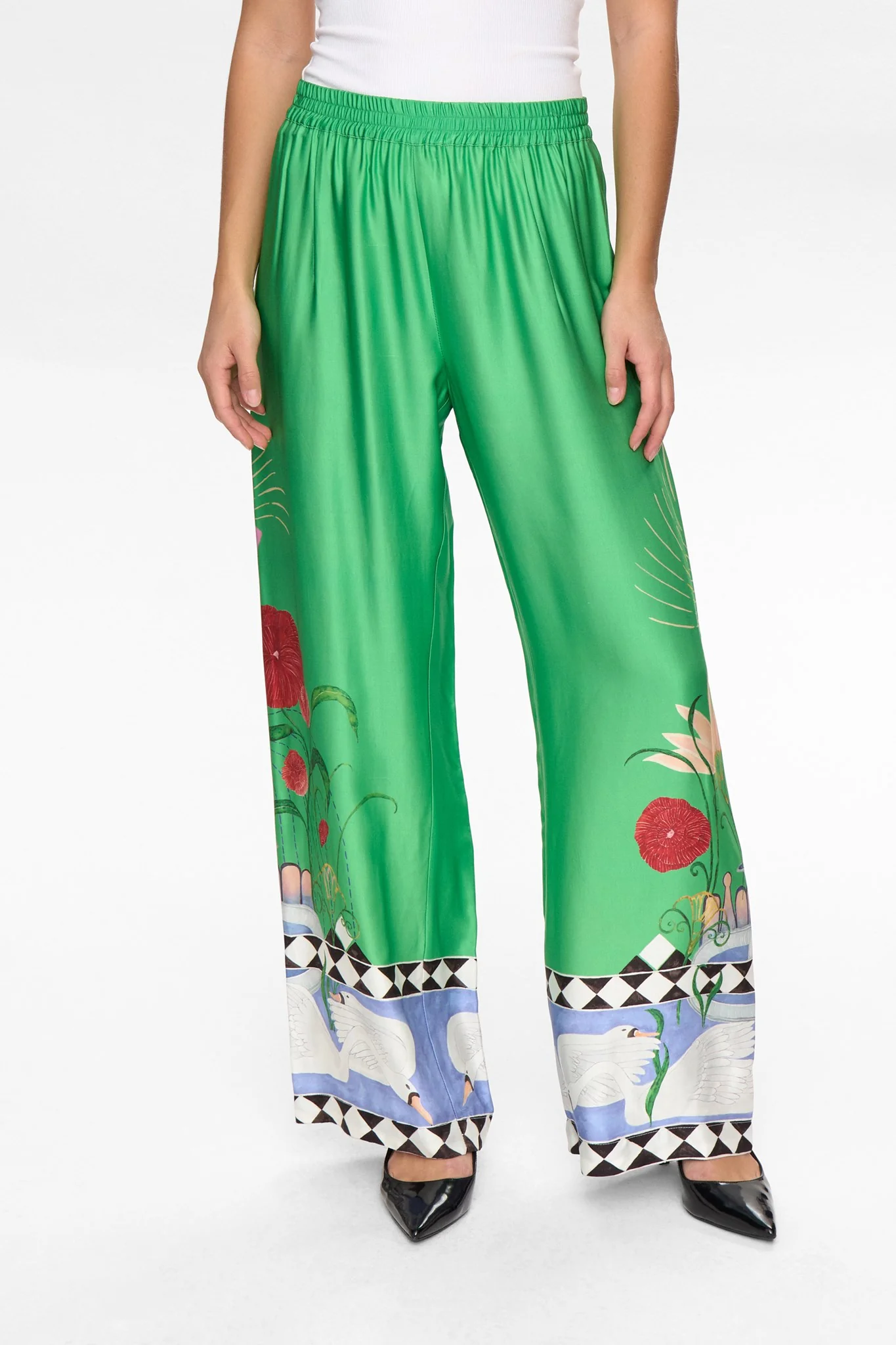 NUADELINA PANTS - Vibrant Green