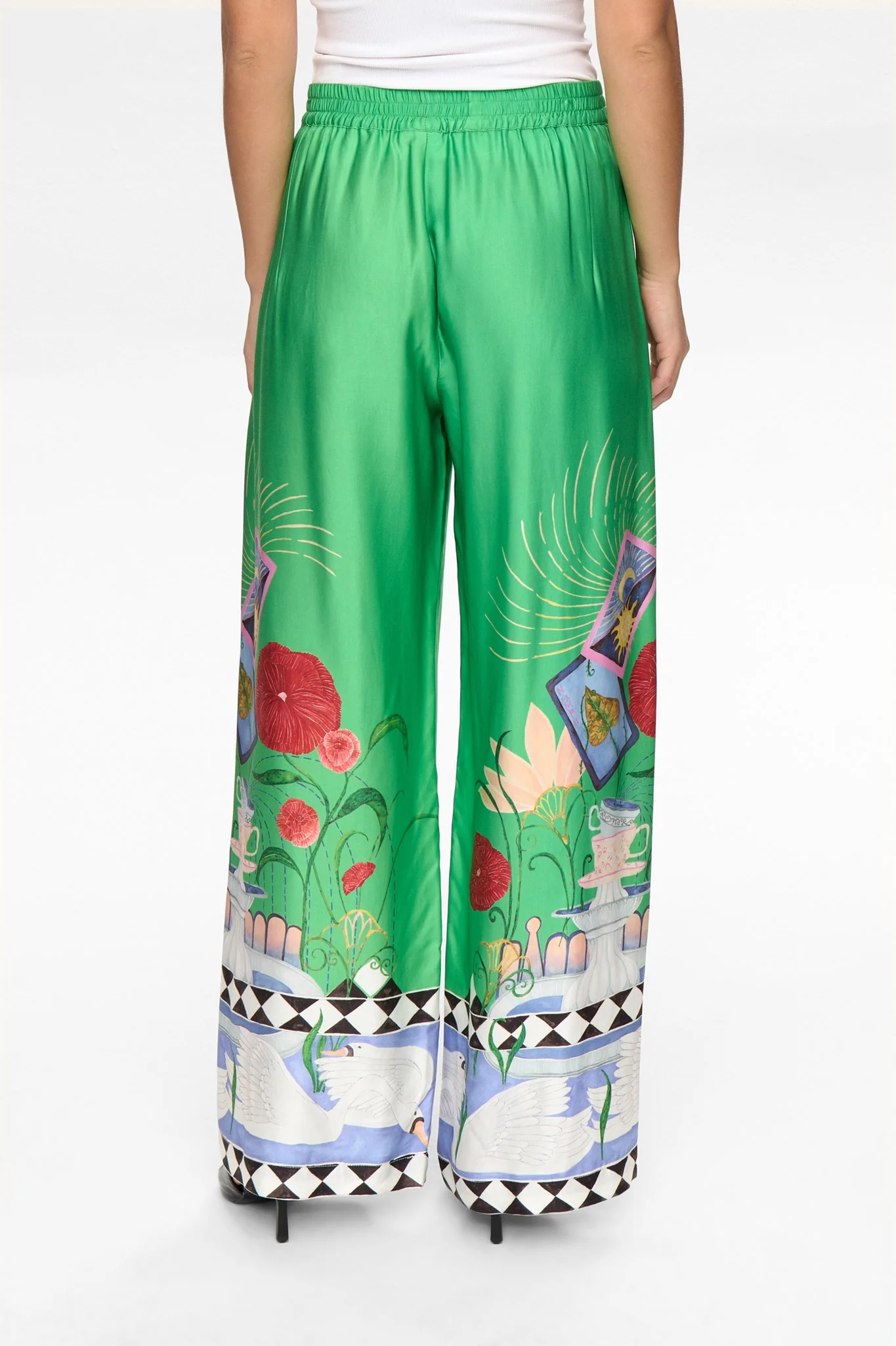NUADELINA PANTS - Vibrant Green - Image 2