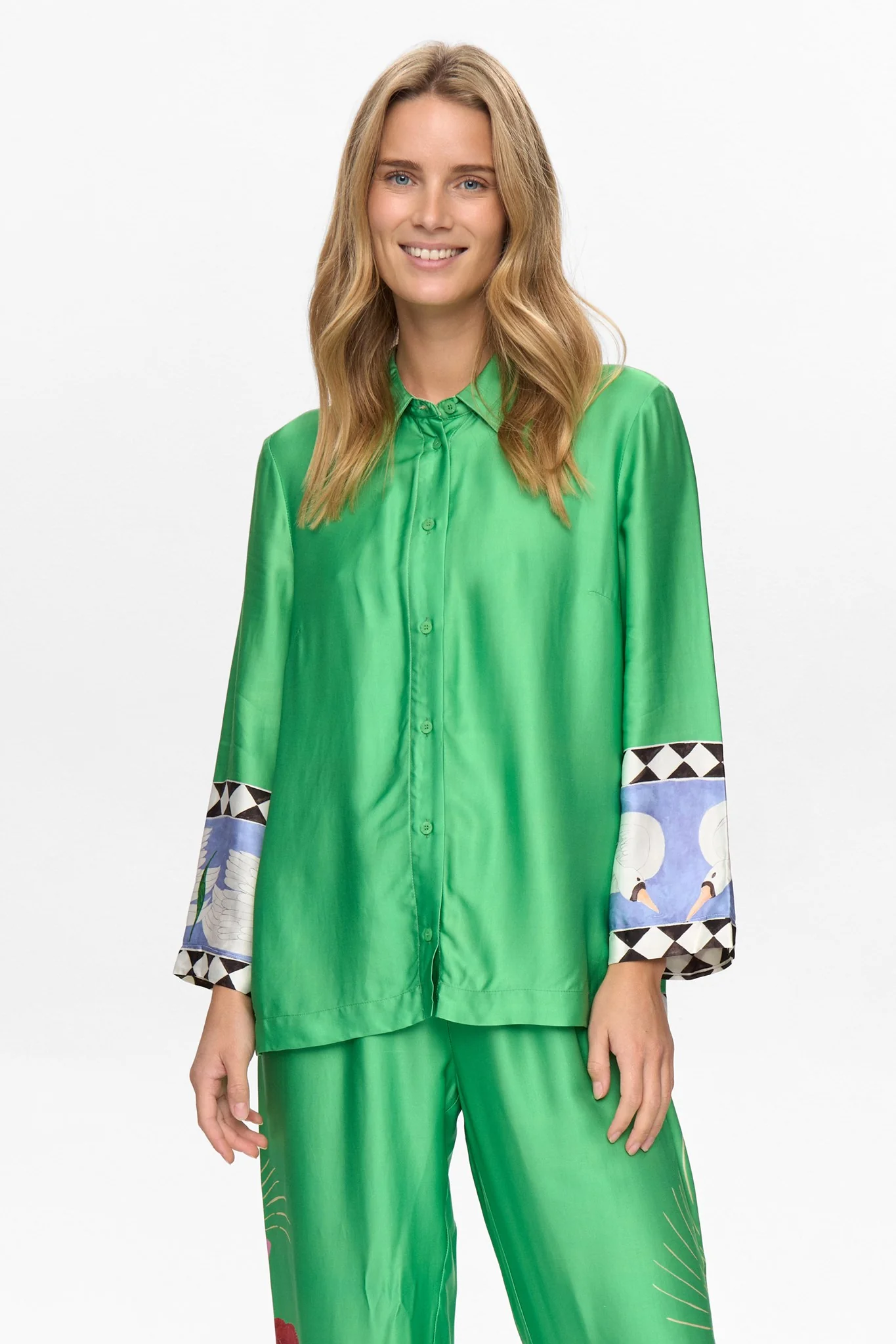 NUADELINA SHIRT - Vibrant Green