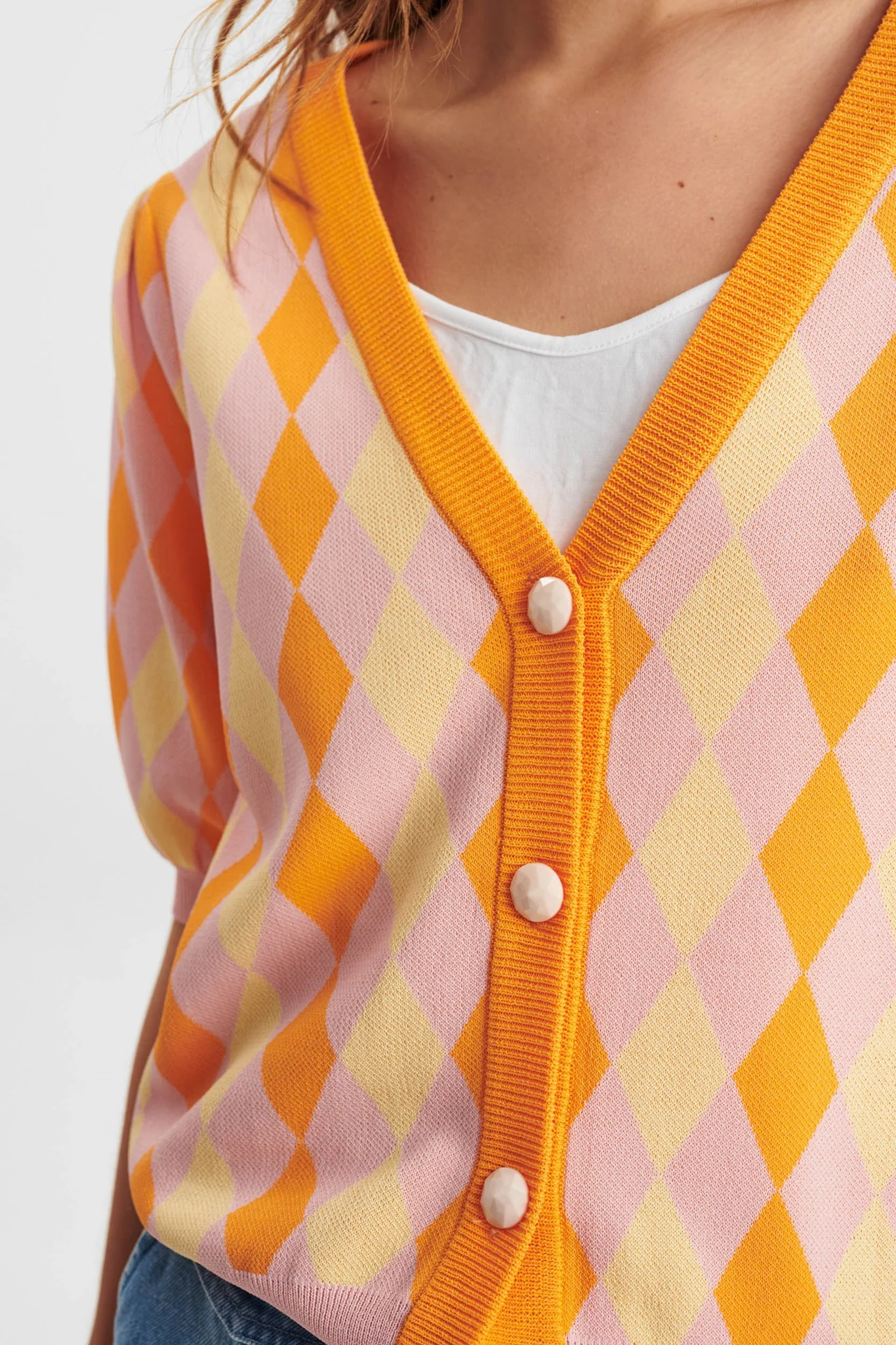 NUADRIAN CARDIGAN - Mangano Calcite - Image 4