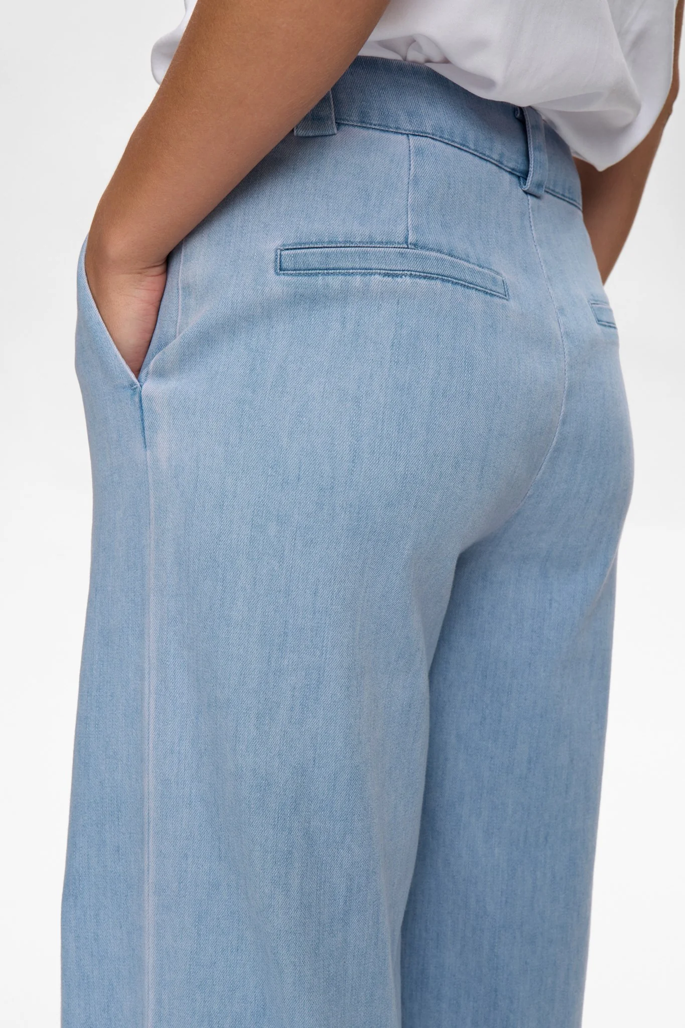 NUALETTA - PANTS  - Light Blue Denim - Image 5