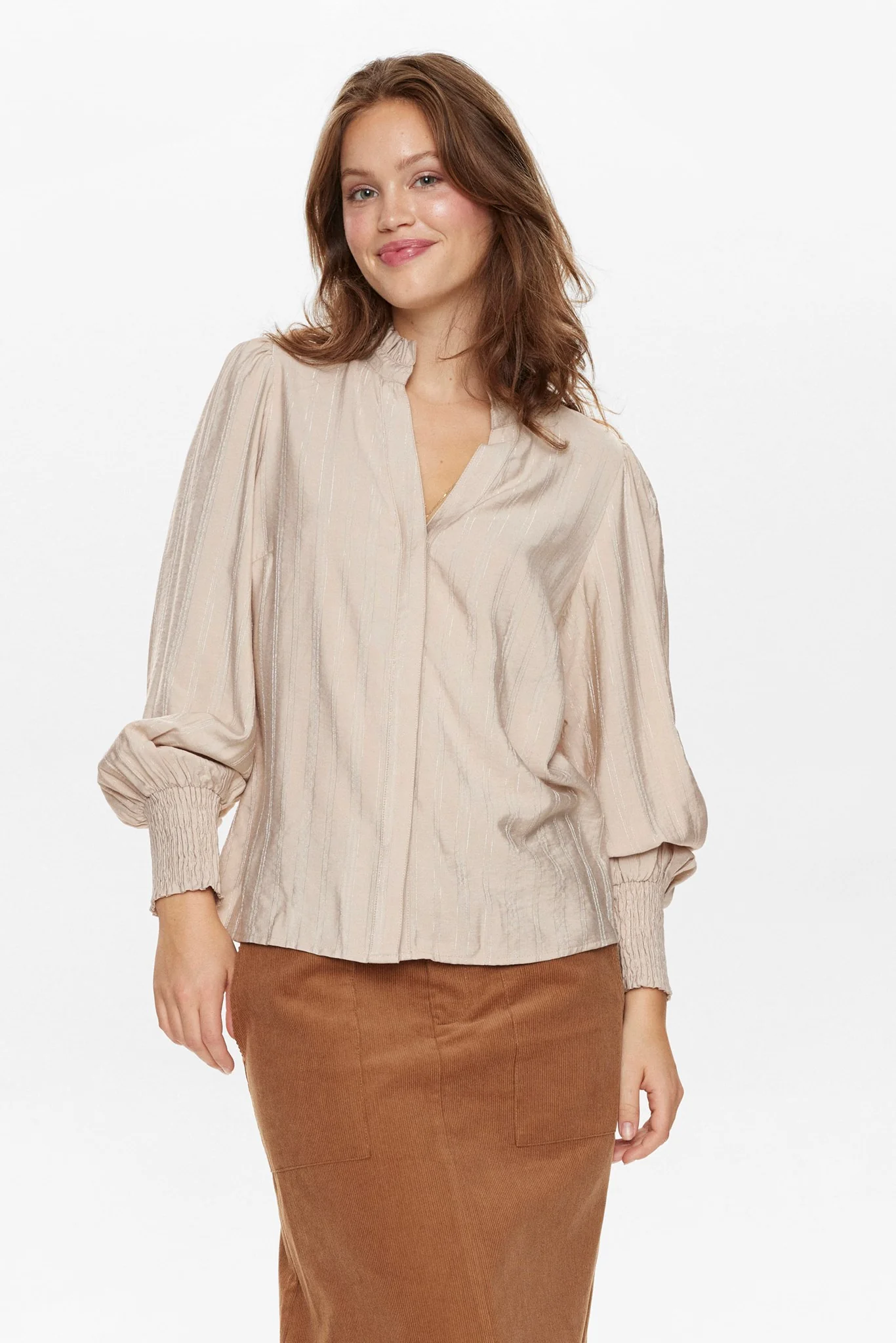 NUALINA SHIRT - Sandshell