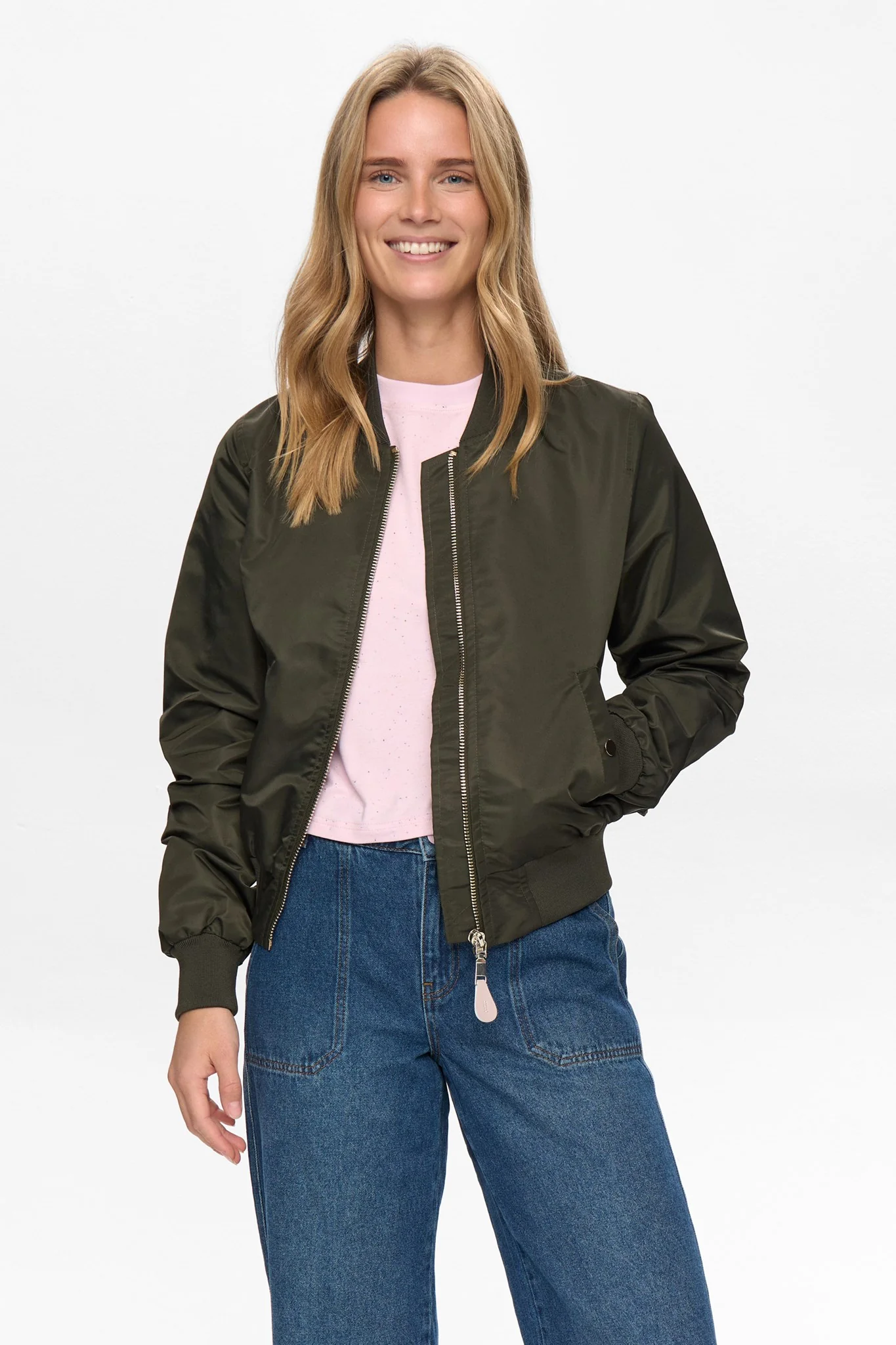 NUALISANDRA BOMBER JACKET - Rosin