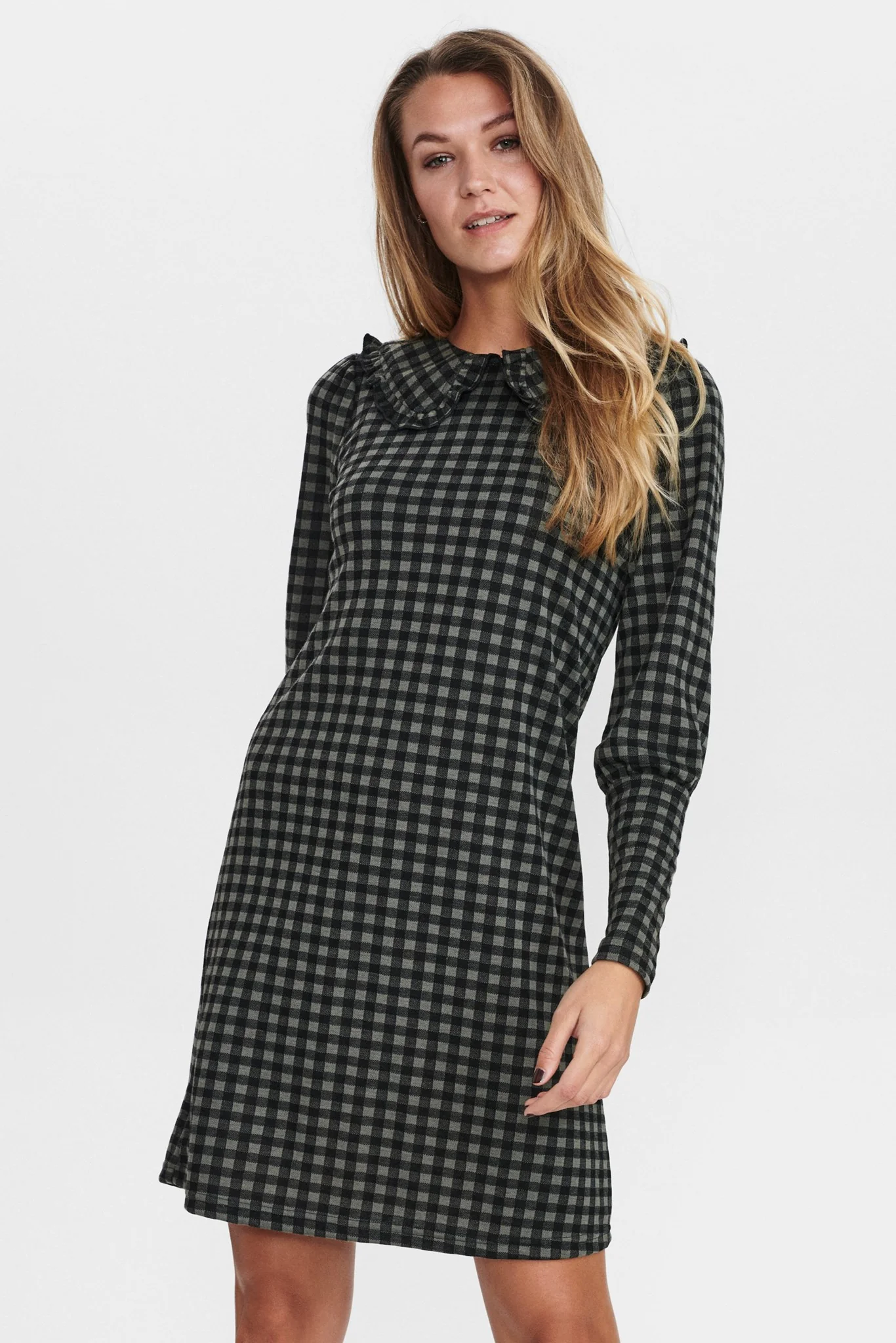 NUALLI JERSEY DRESS - Caviar
