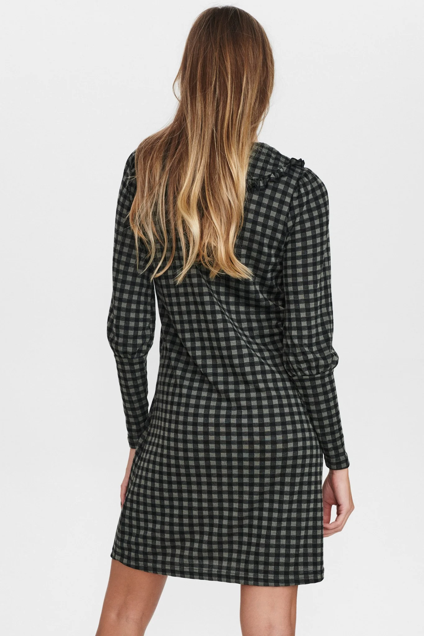 NUALLI JERSEY DRESS - Caviar - Image 2