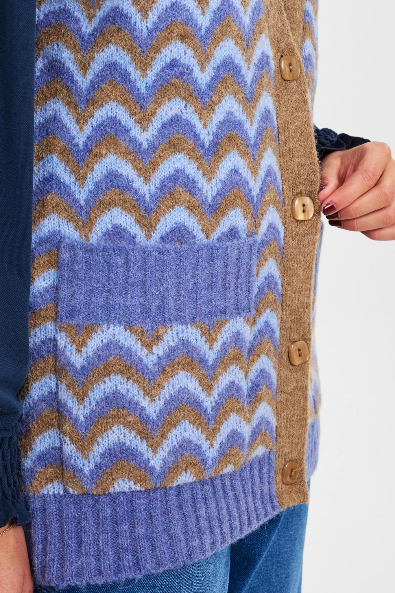 NUALLIS KNIT WAISTCOAT - Marlin - Image 5