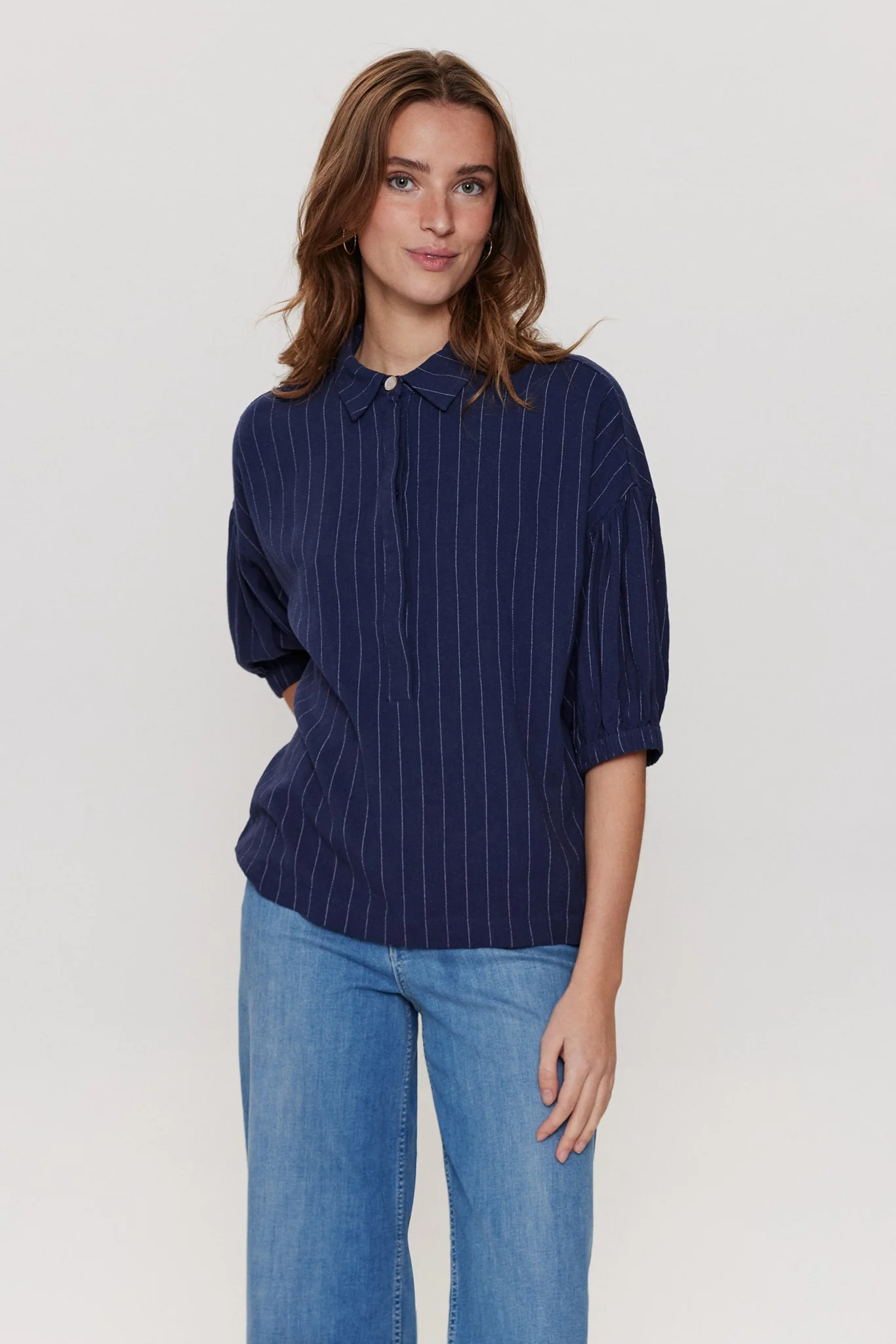 NUALLYSON SHIRT - Dark Sapphire