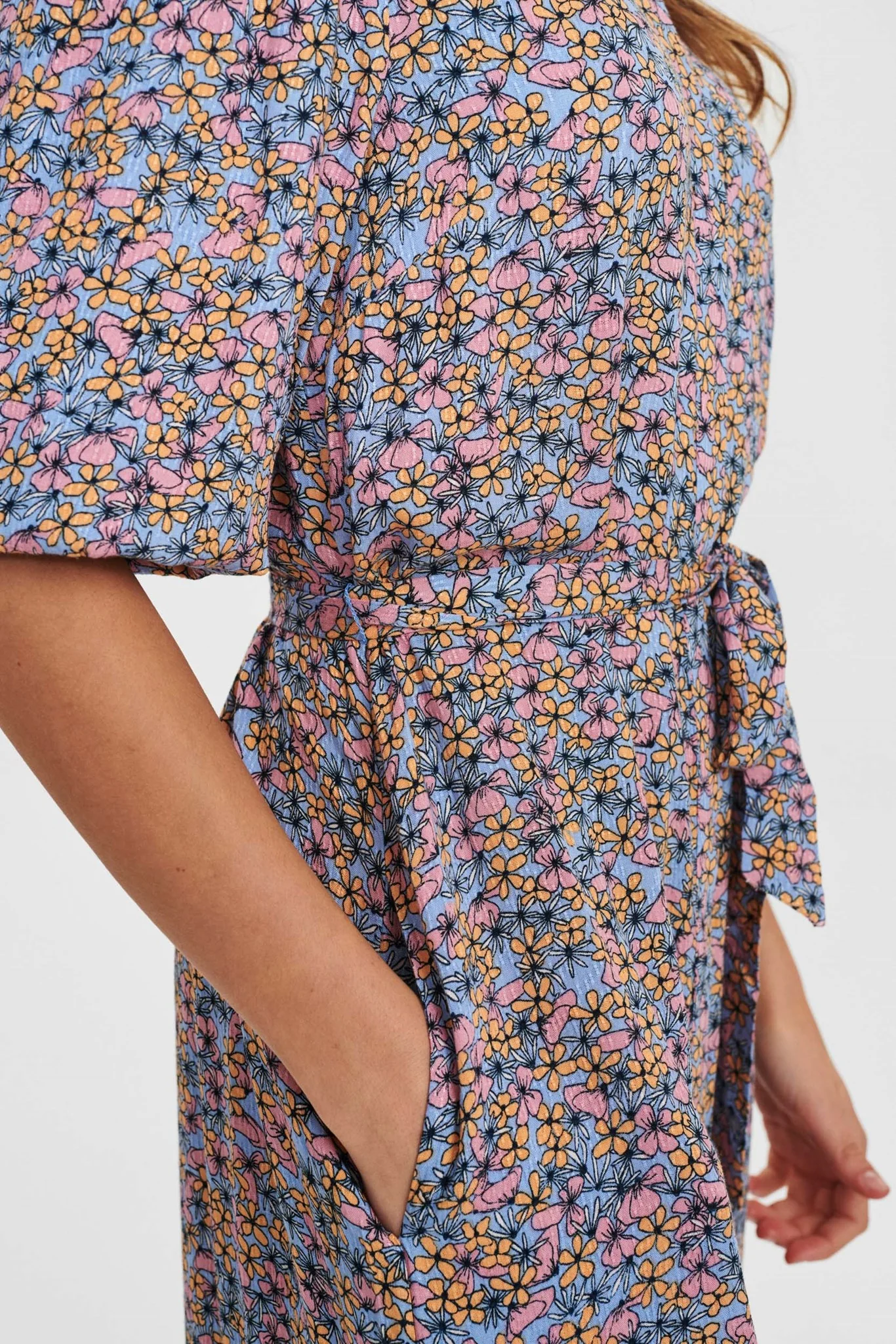 NUALMA 3/4 SLEEVE DRESS - Lustre - Image 5
