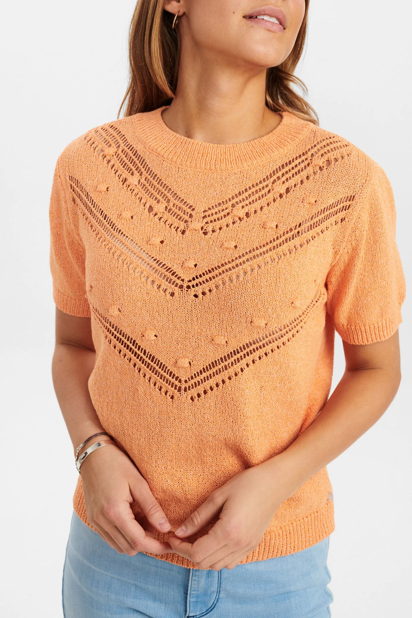 NUALMA BLOUSE - Peach Cobbler - Image 4