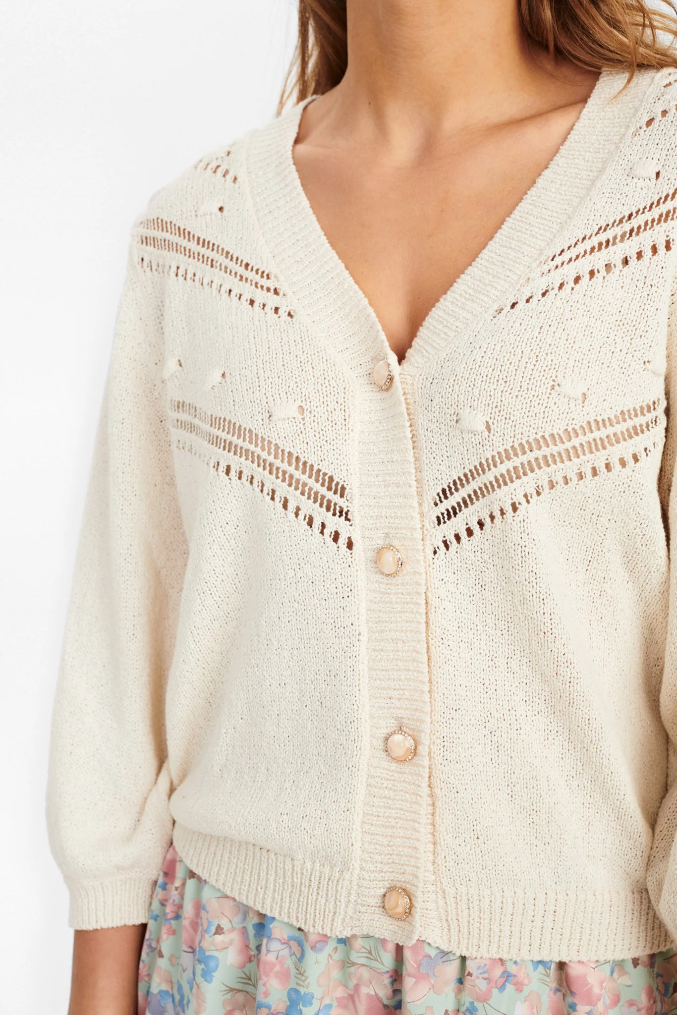 NUALMA CARDIGAN - Pristine - Image 4