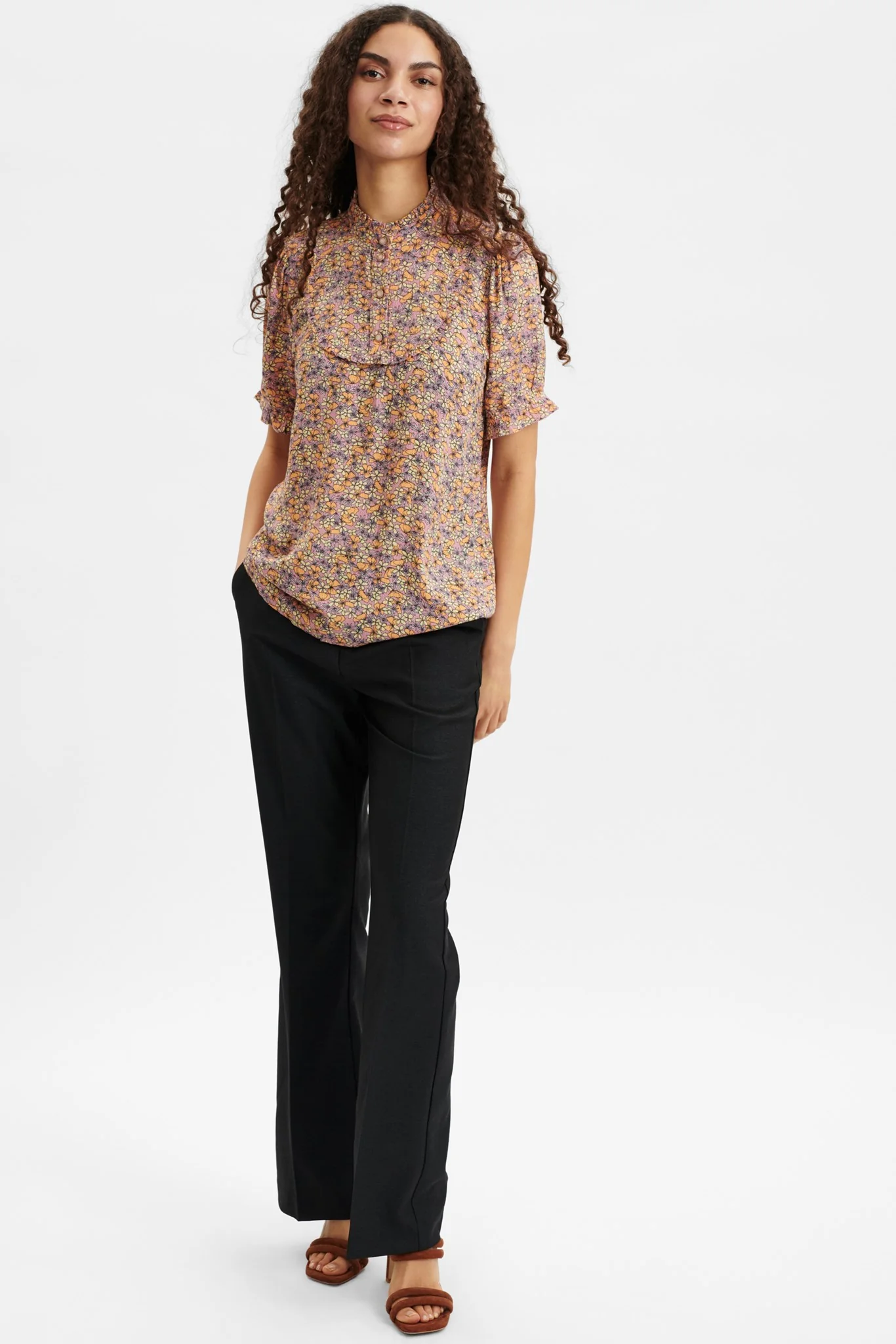 NUALMA SS BLOUSE - Lilas - Image 3
