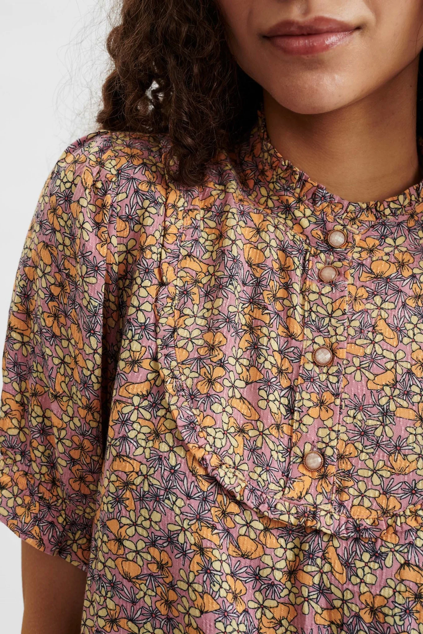 NUALMA SS BLOUSE - Lilas - Image 5