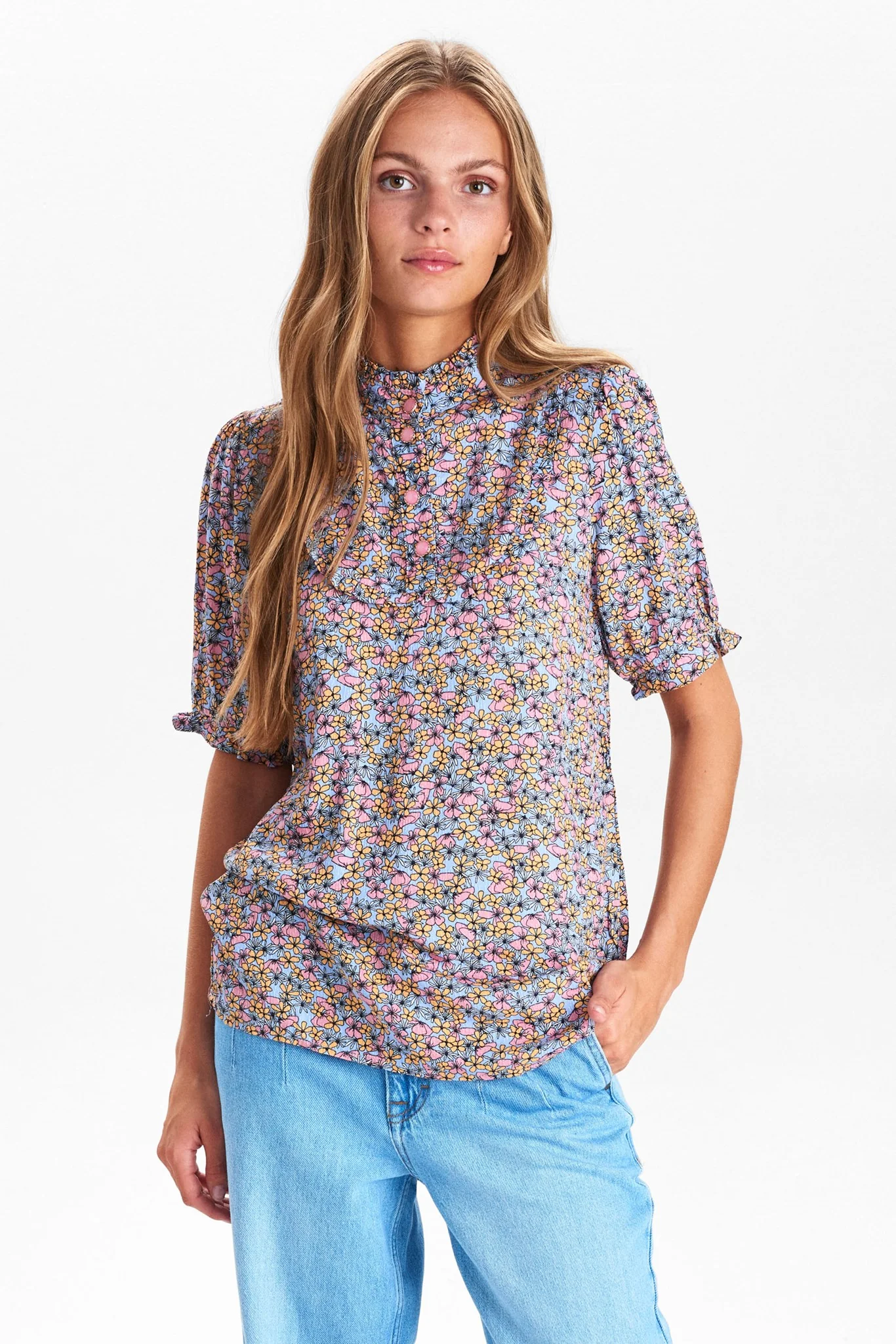NUALMA SS BLOUSE - Lustre