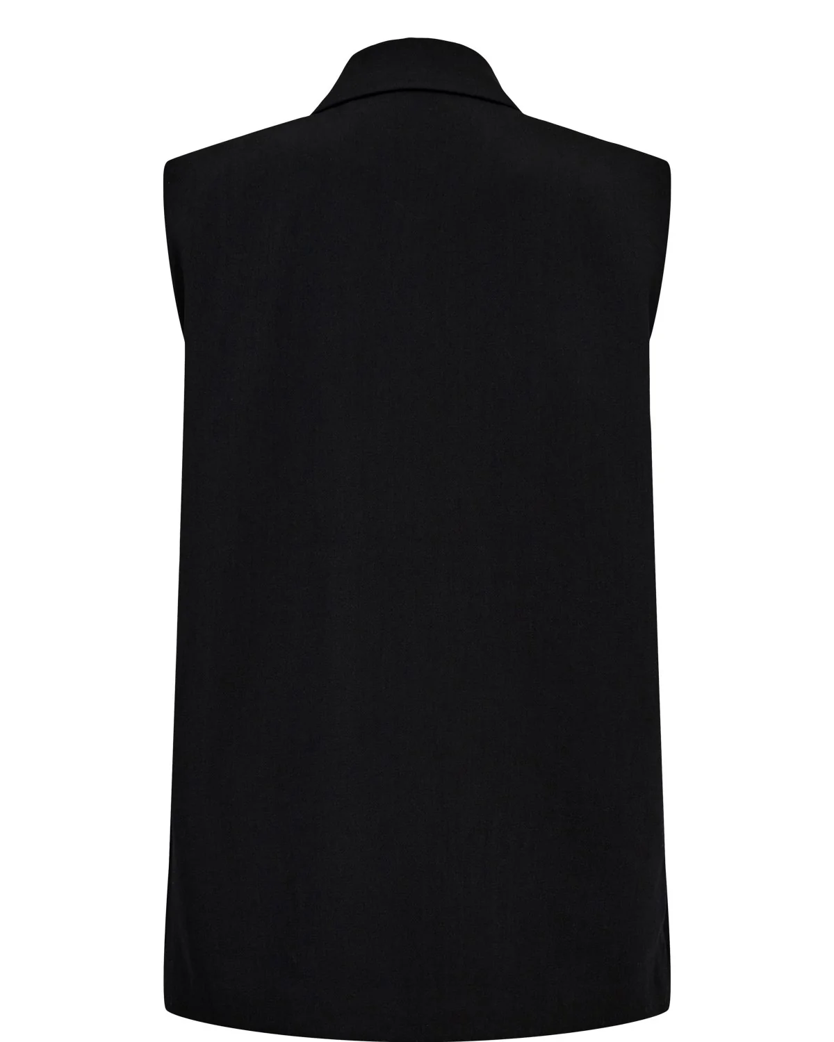 NUALMUT LONG VEST - Caviar - Image 8