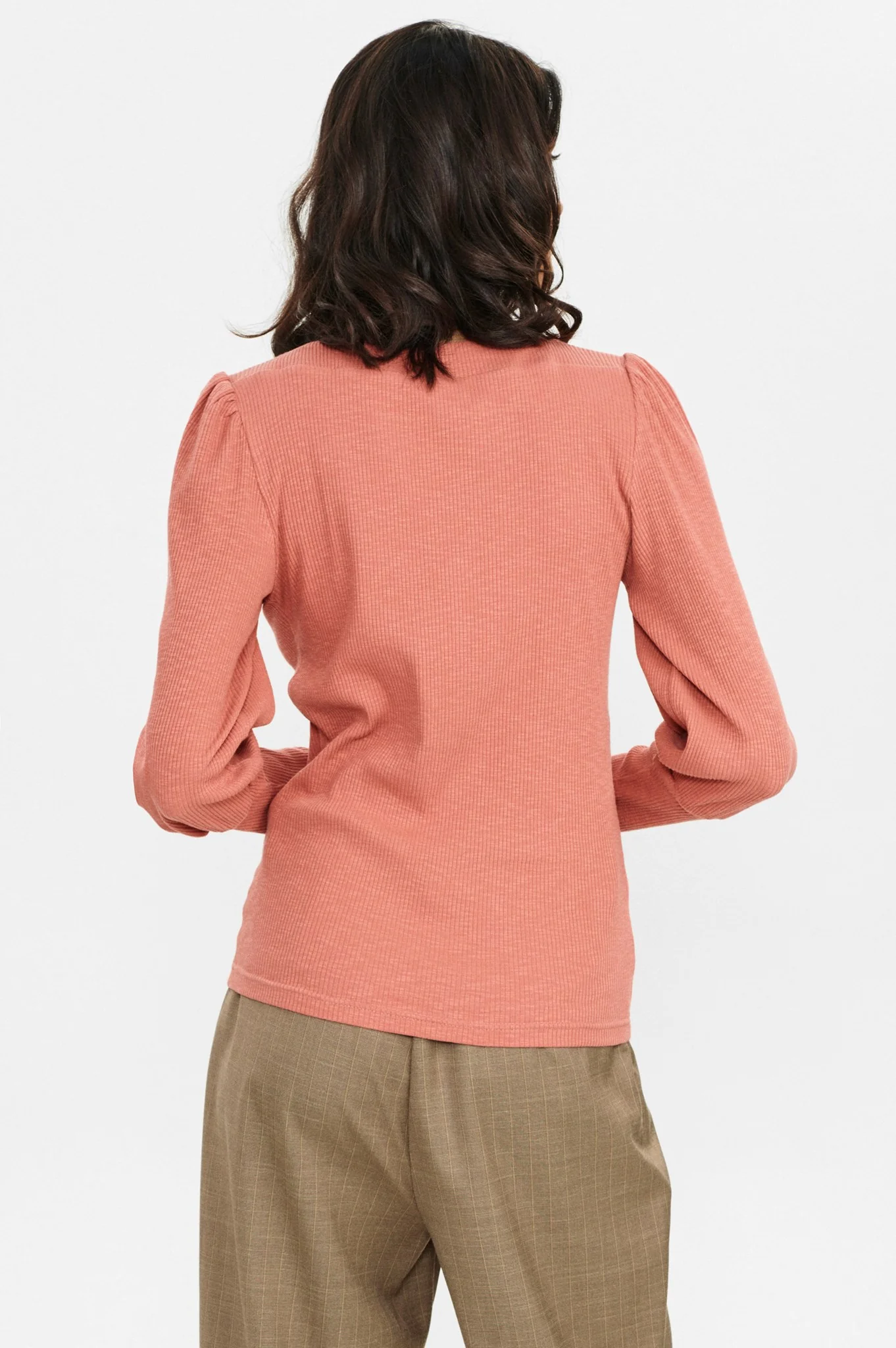 NUAMALIE BLOUSE - Burnt Coral - Image 2