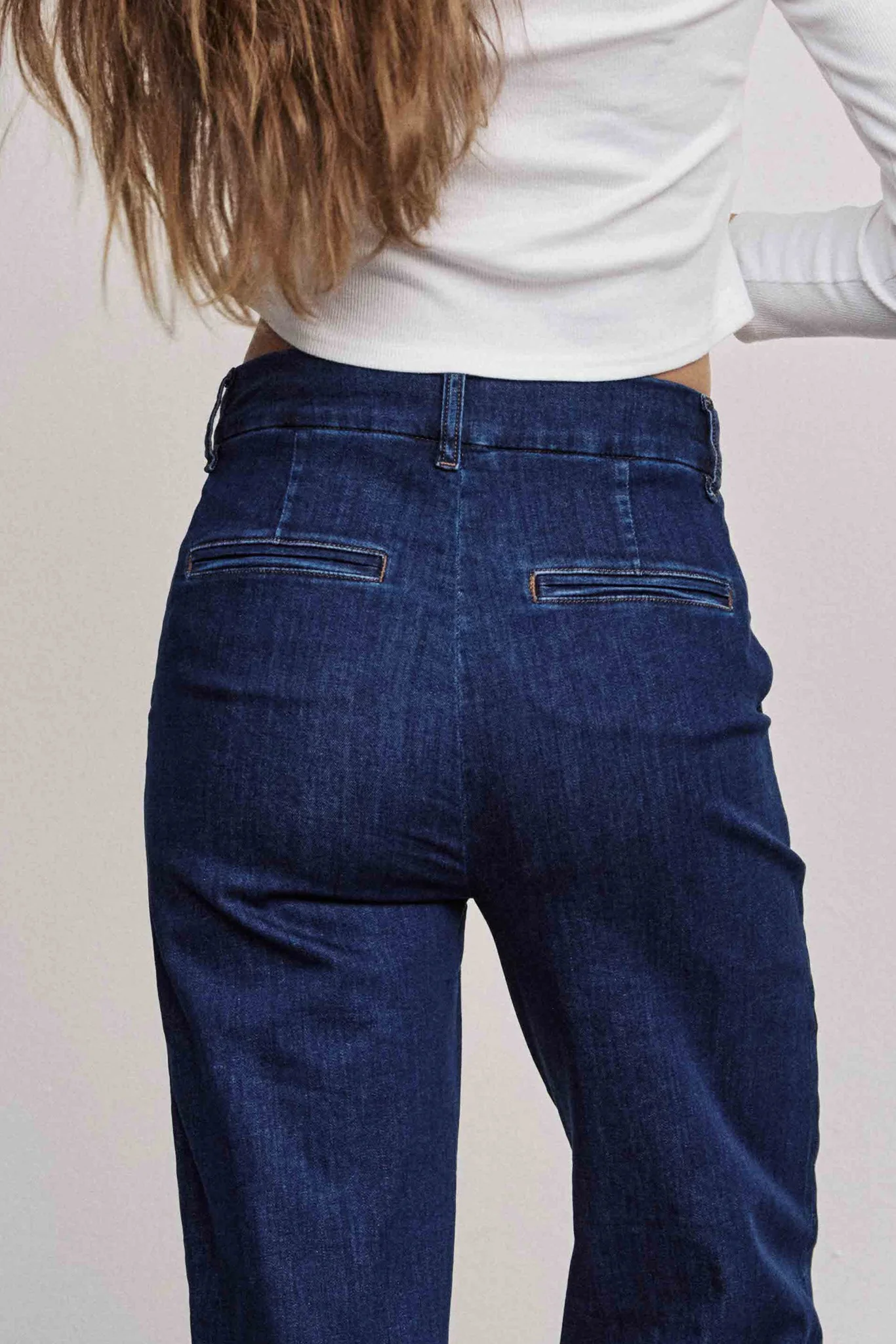 NUAMBER LONG - Dark Blue Denim 1 - Image 5