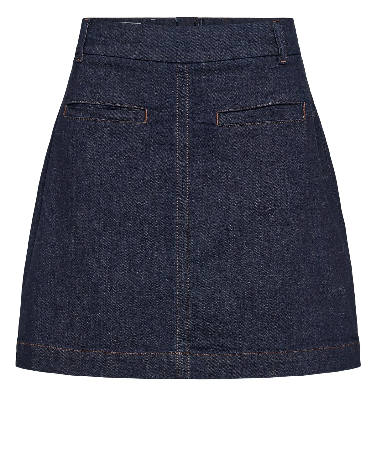 NUAMBER MINI SKIRT - Dark Blue Denim