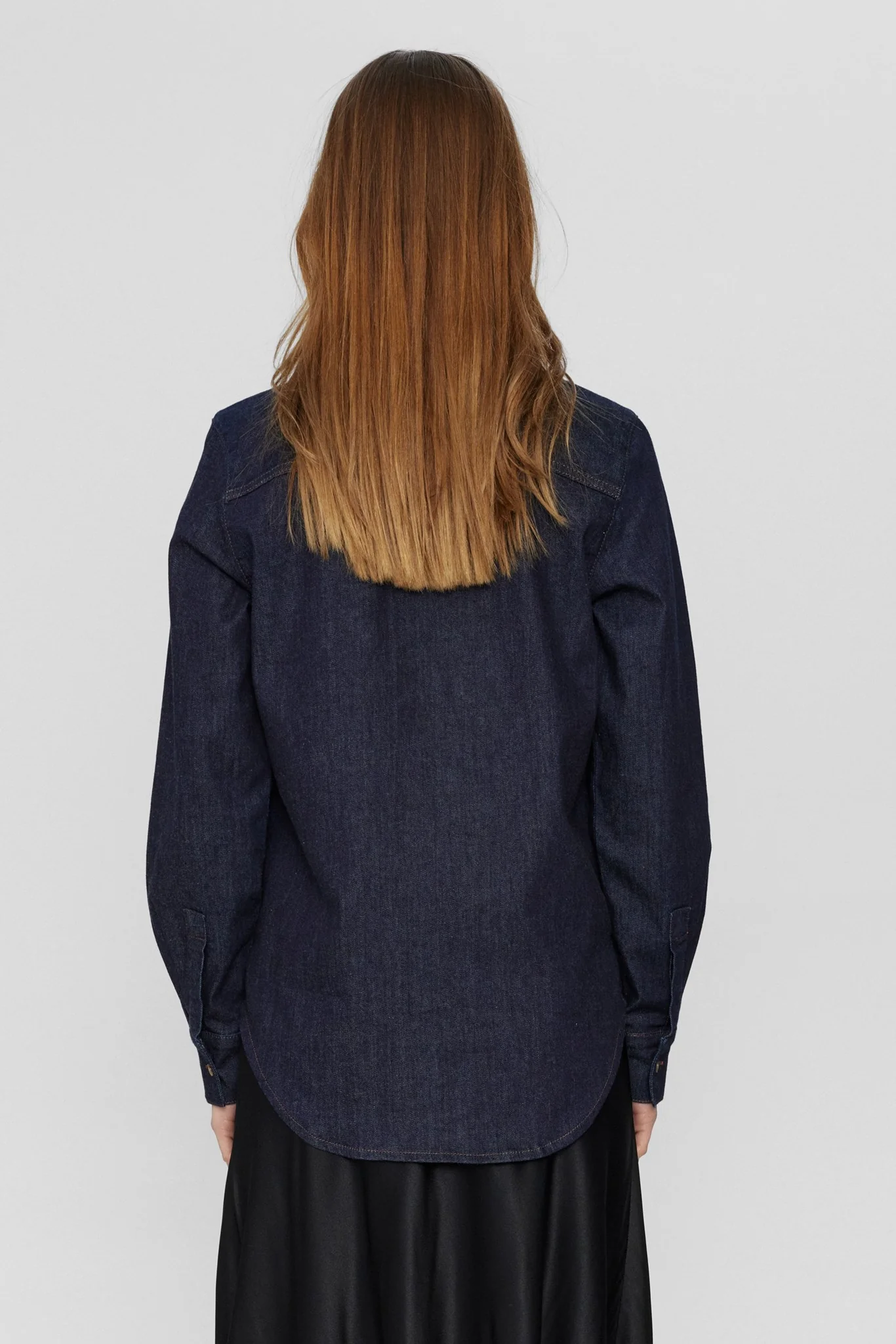 NUAMBER NEW SHIRT - Dark Blue Denim - Image 2