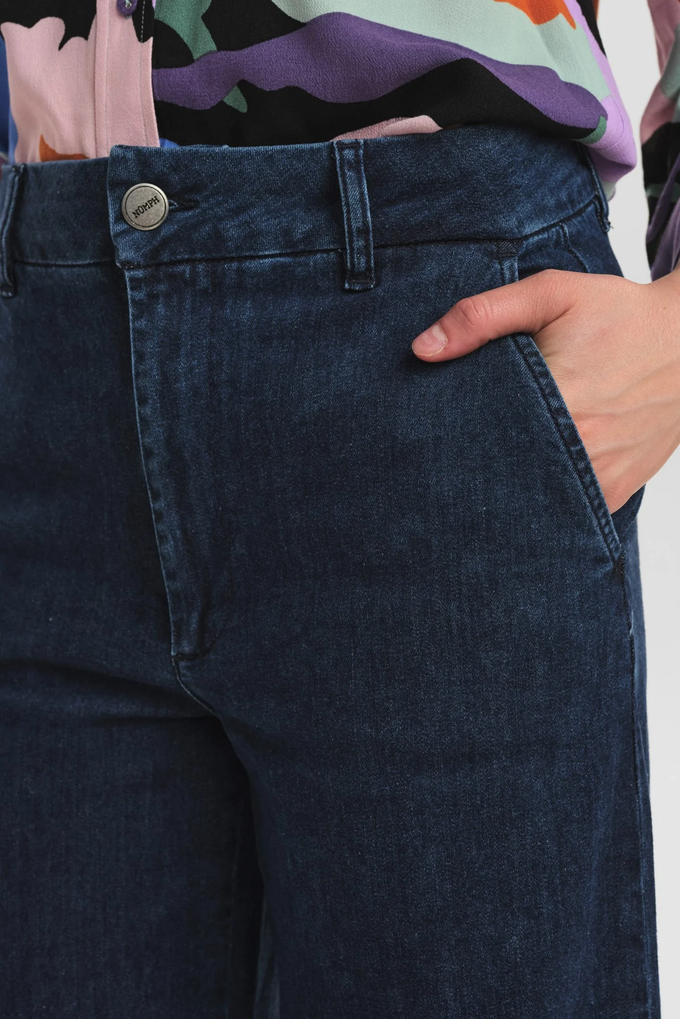NUAMBER PANT - Dark Blue Denim - Image 5