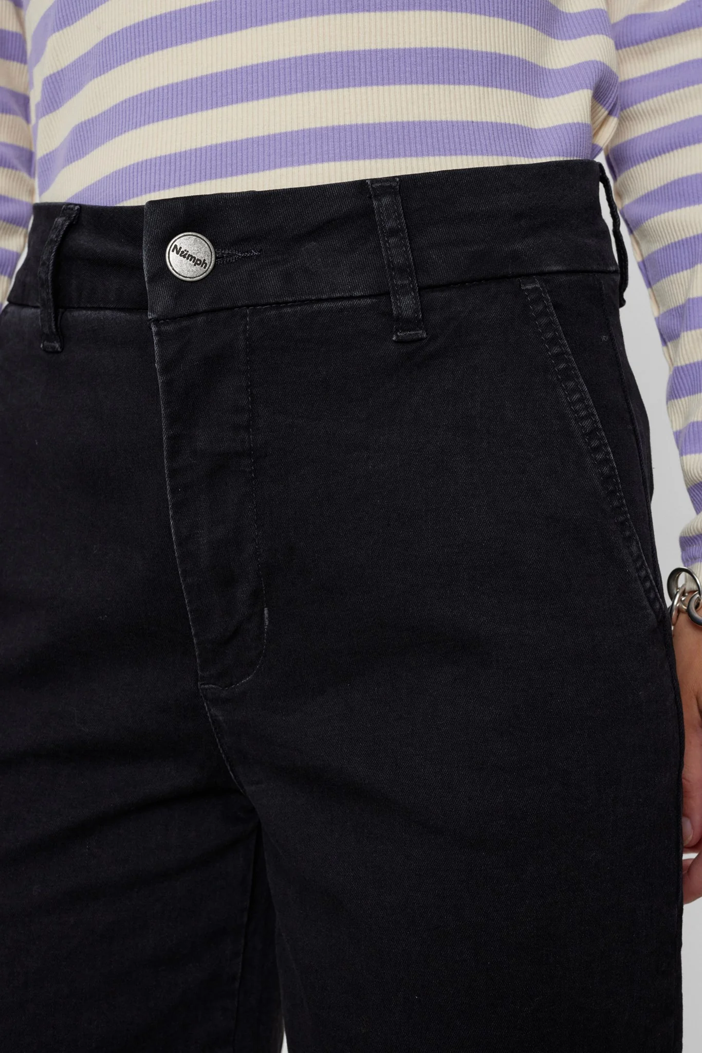 NUAMBER PANTS - Dark Grey Denim - Image 4