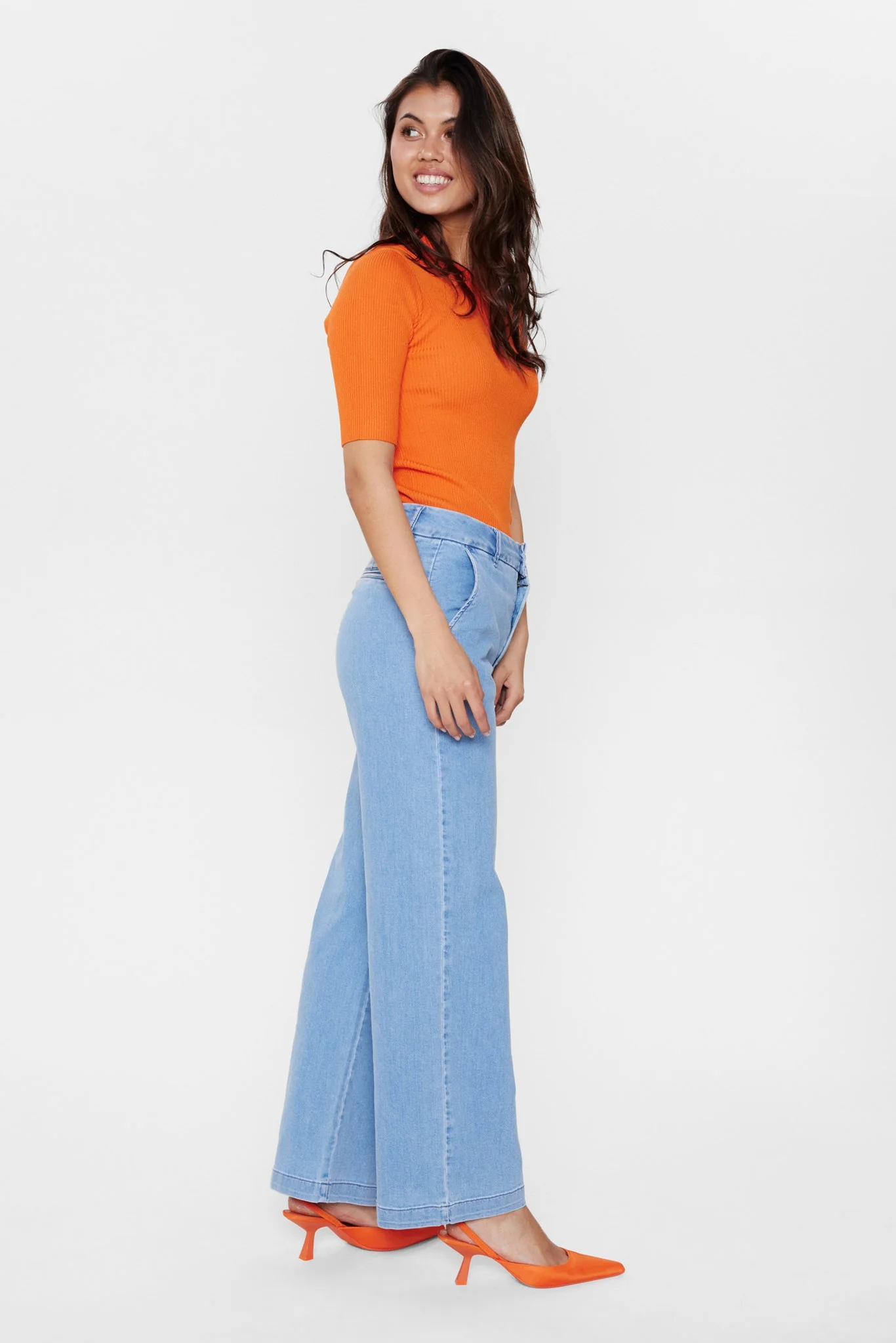 NUAMBER PANTS - Light Blue Denim - Image 3
