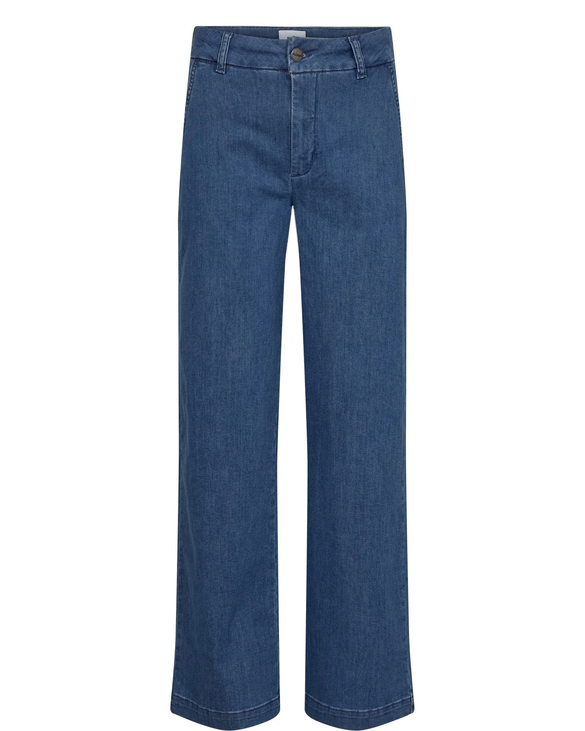 NUAMBER PANTS - Medium Blue Denim