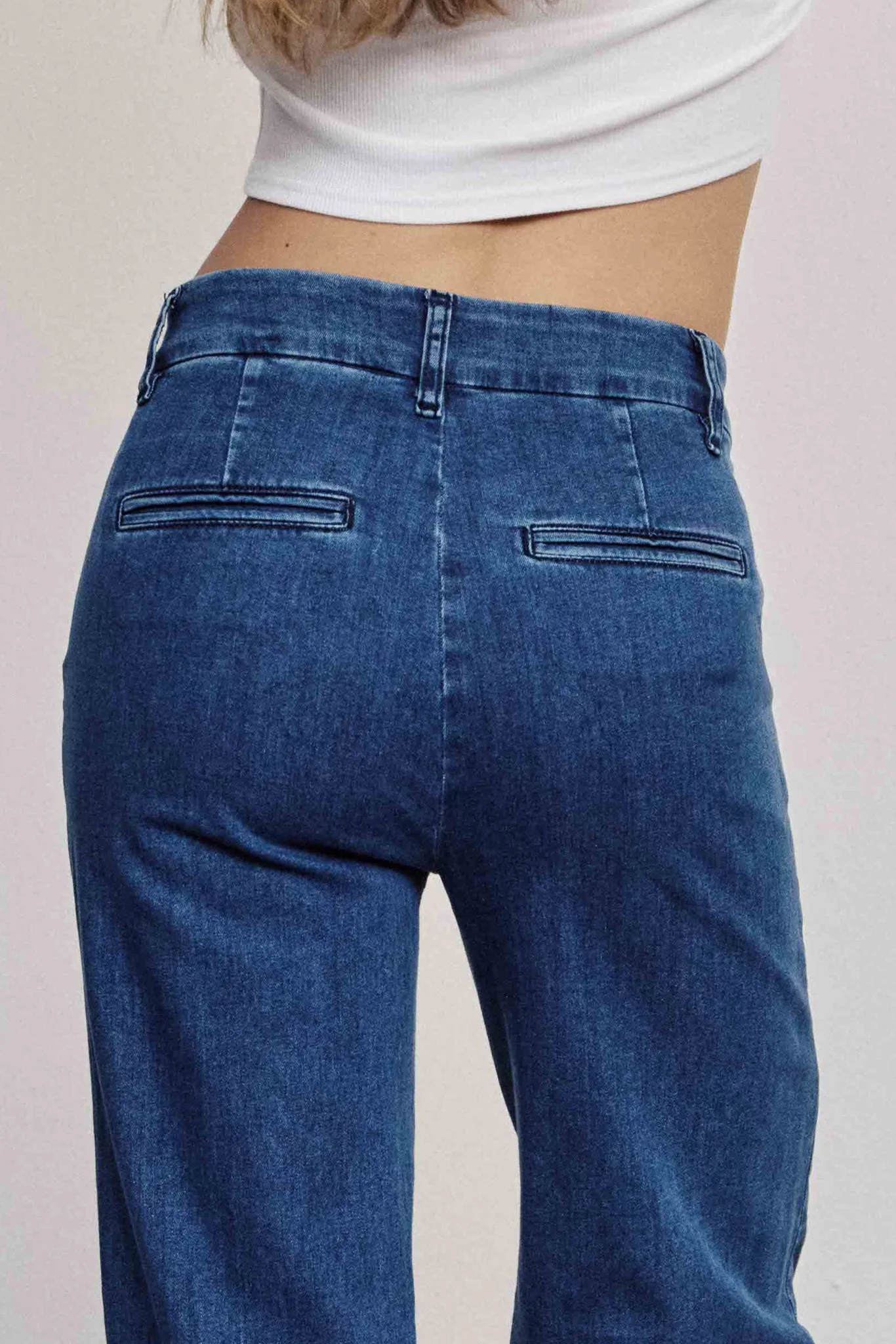 NUAMBER LONG - Medium Blue Denim - Image 5