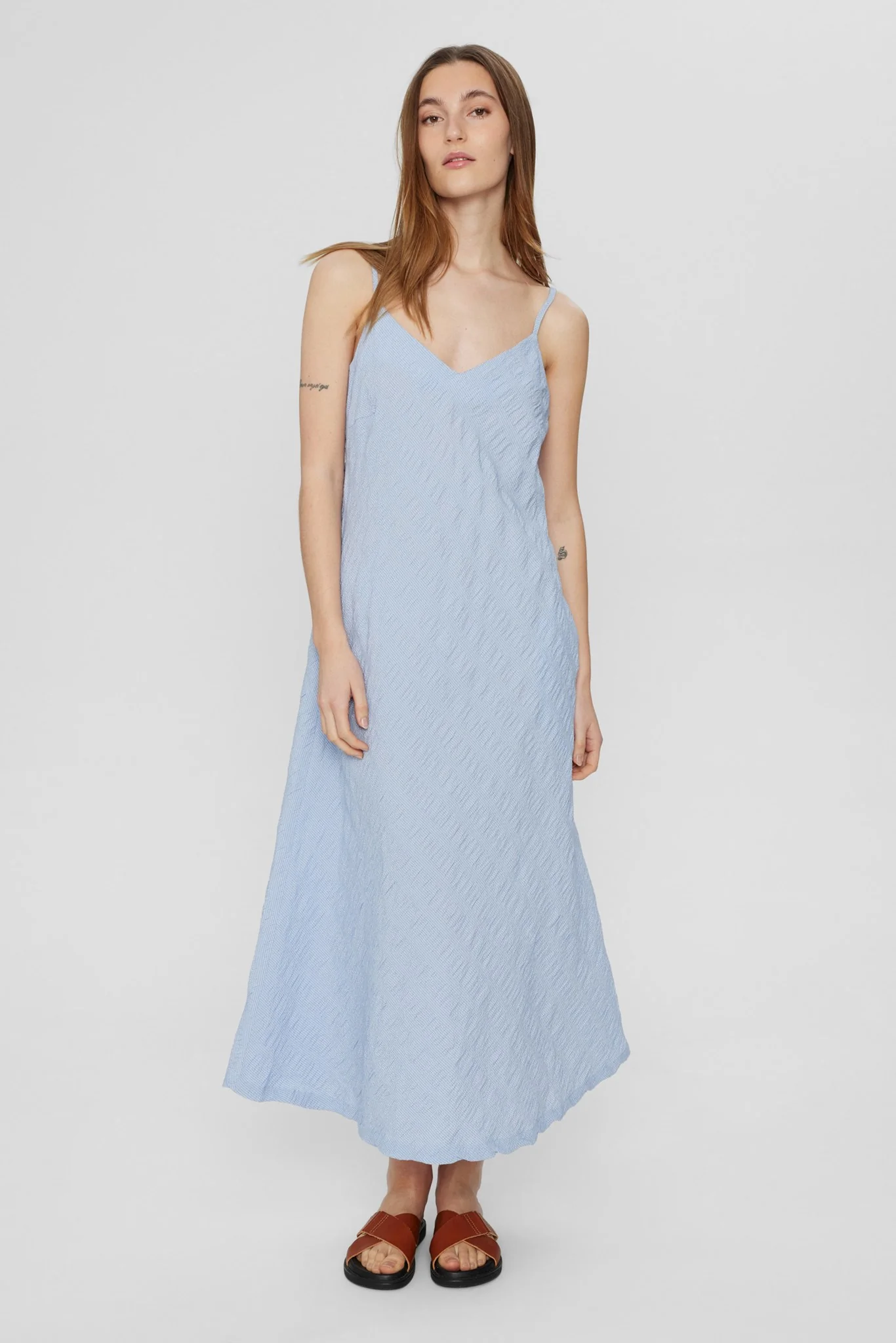 NUANE DRESS - Clear Sky