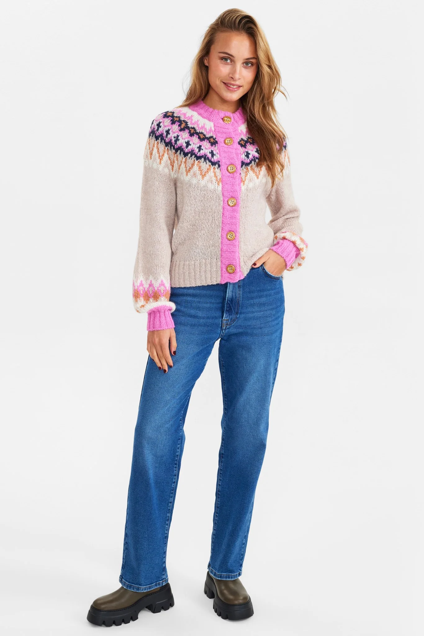 NUANIET CARDIGAN - Sesame - Image 3