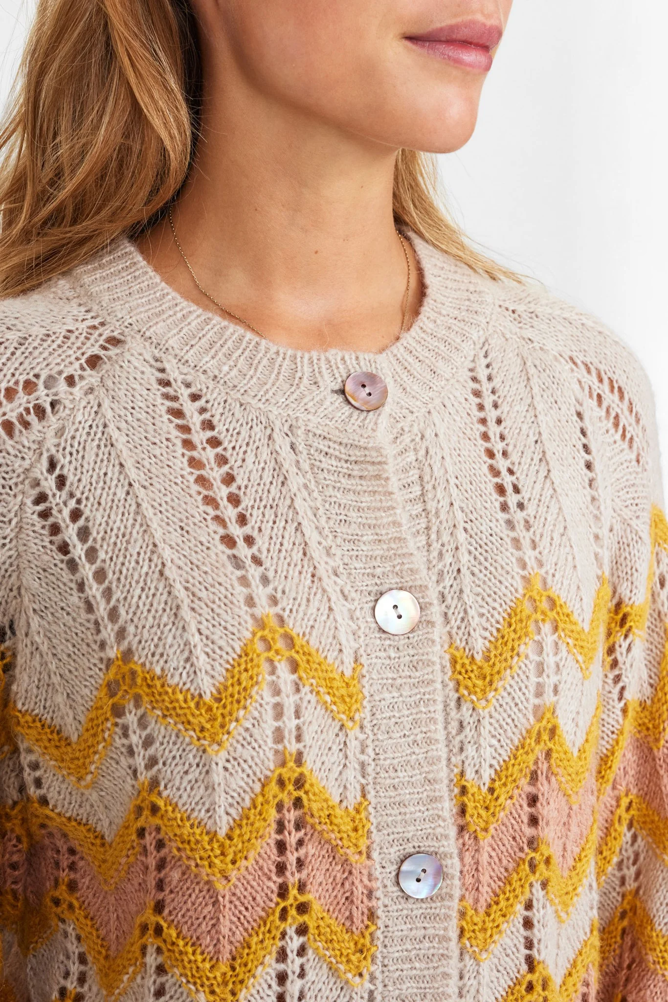 NUANILLA CARDIGAN - Sesame - Image 4