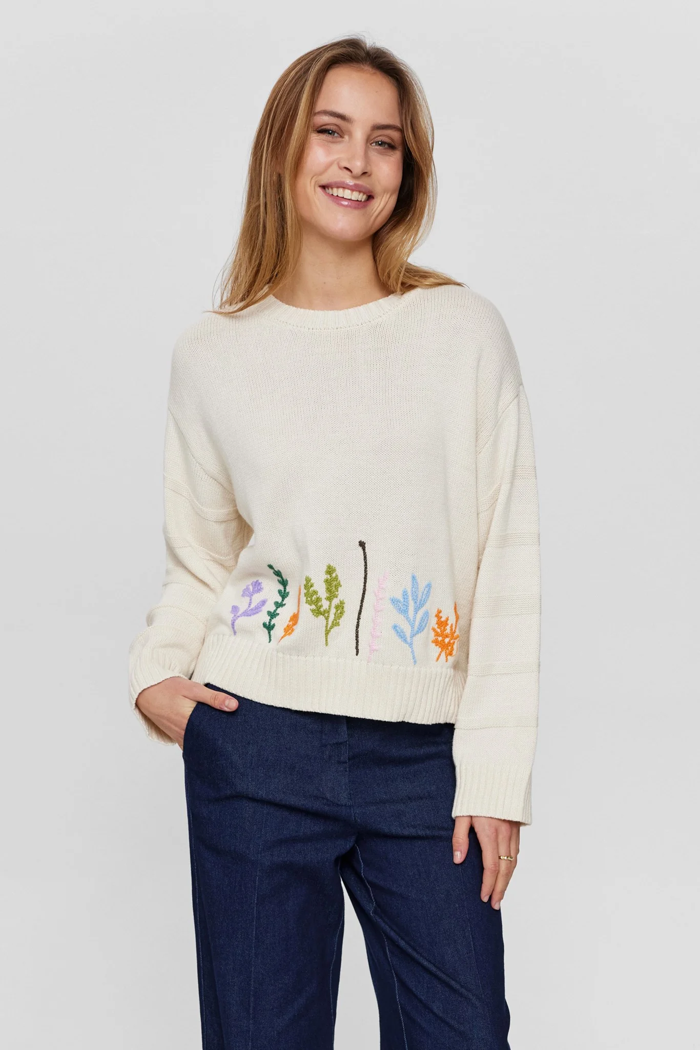 NUANINE PULLOVER  - Birch