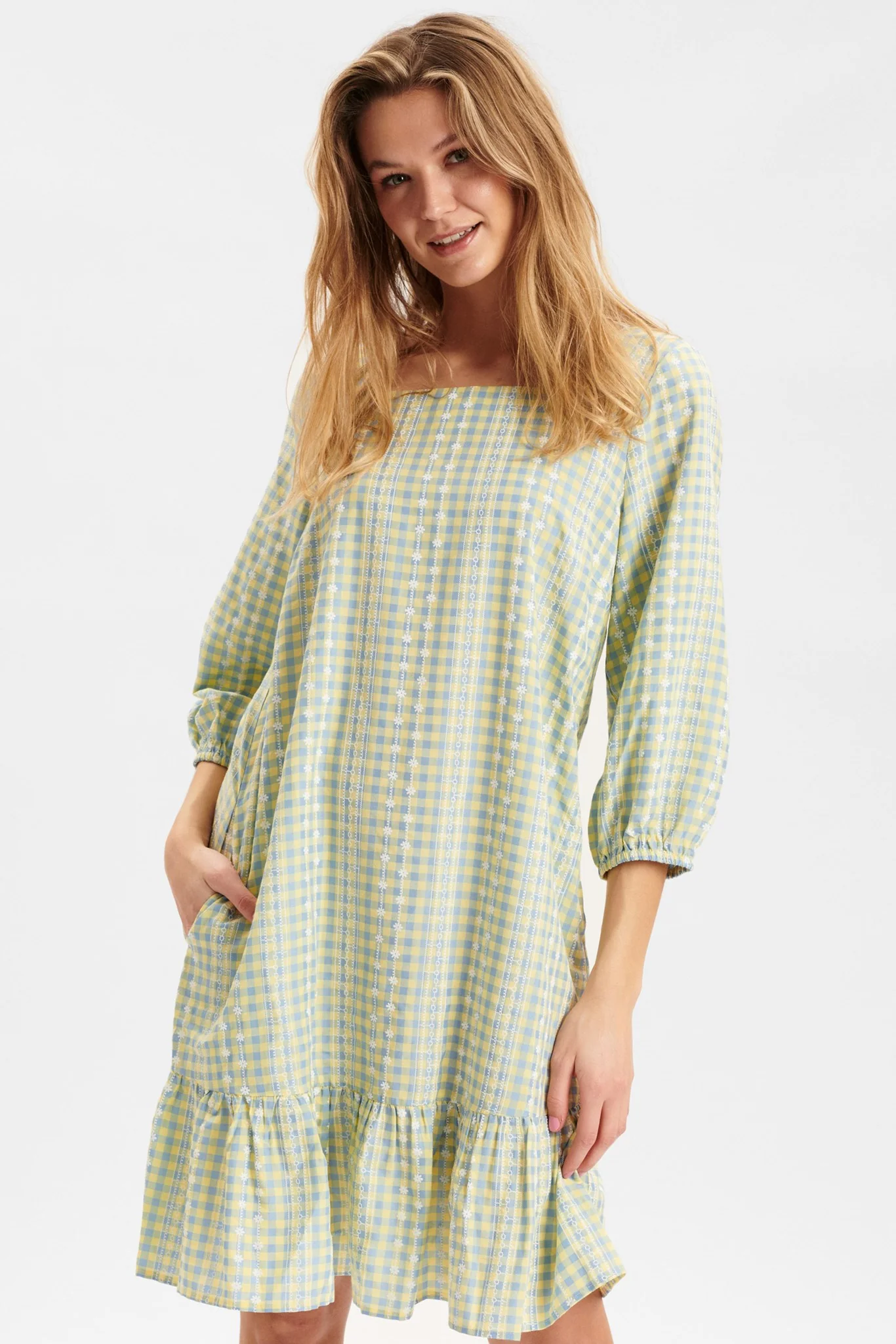 NUANNEMONA DRESS - Della Robbia Blue