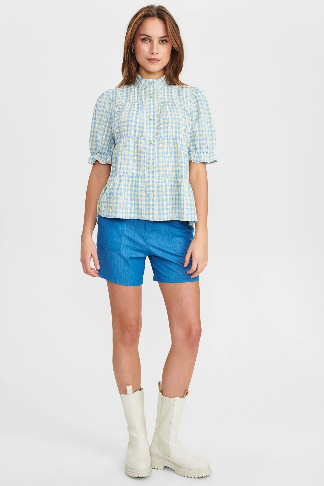 NUANNEMONA SHIRT - Della Robbia Blue - Image 3