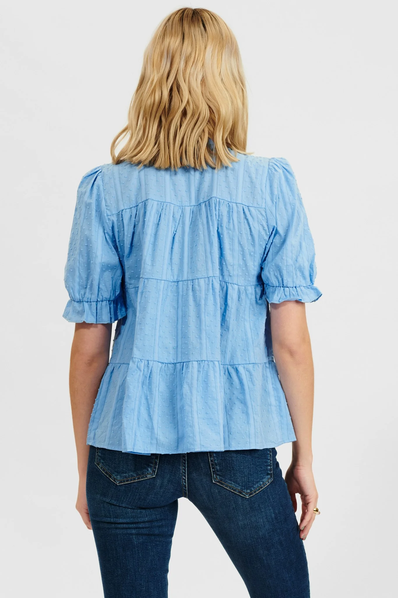 NUANNEMONA SOLID SHIRT - Della Robbia Blue - Image 2
