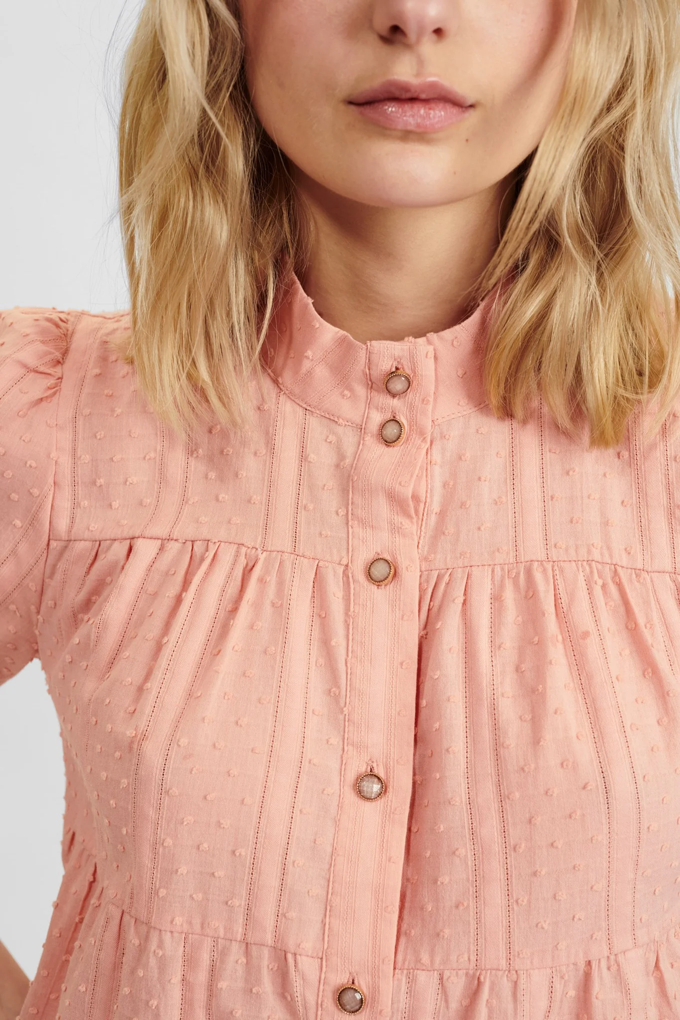 NUANNEMONA SOLID SHIRT - Evening Sand - Image 4
