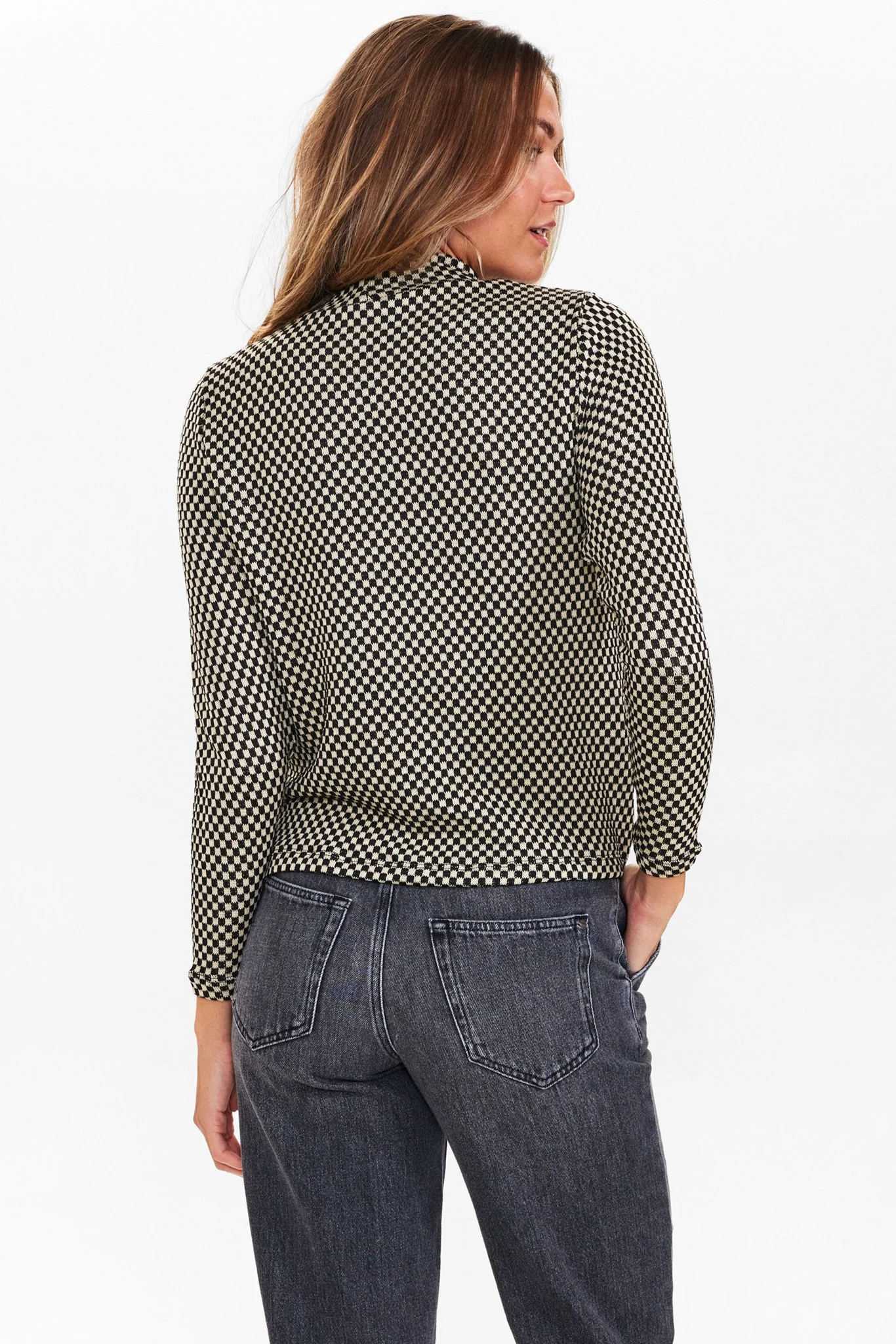 NUANNLEE BLOUSE - Caviar - Image 2