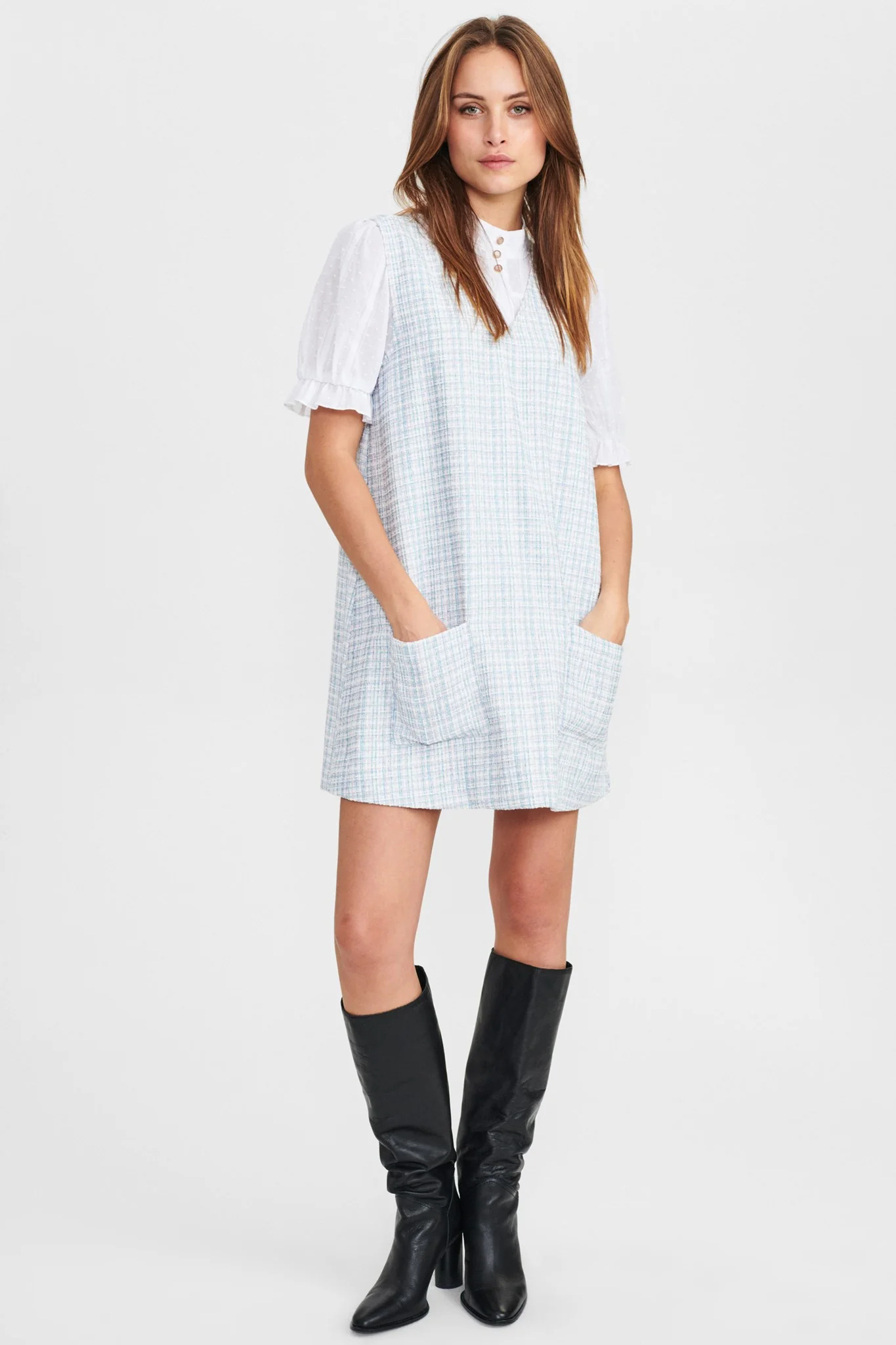 NUANTHIA DRESS - Cloud Dancer - Image 3