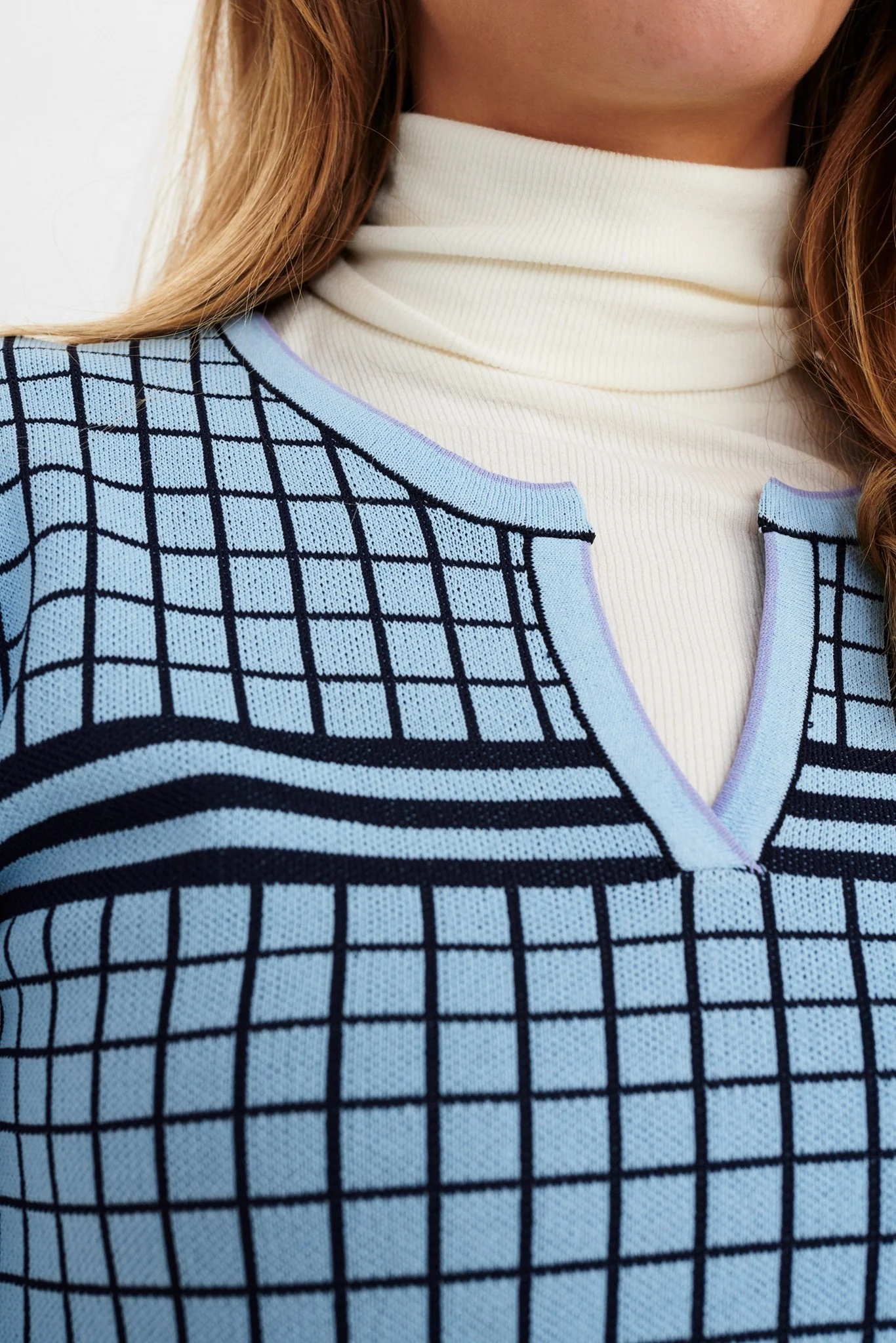 NUANTHONIA SS PULLOVER - Della Robbia Blue - Image 4