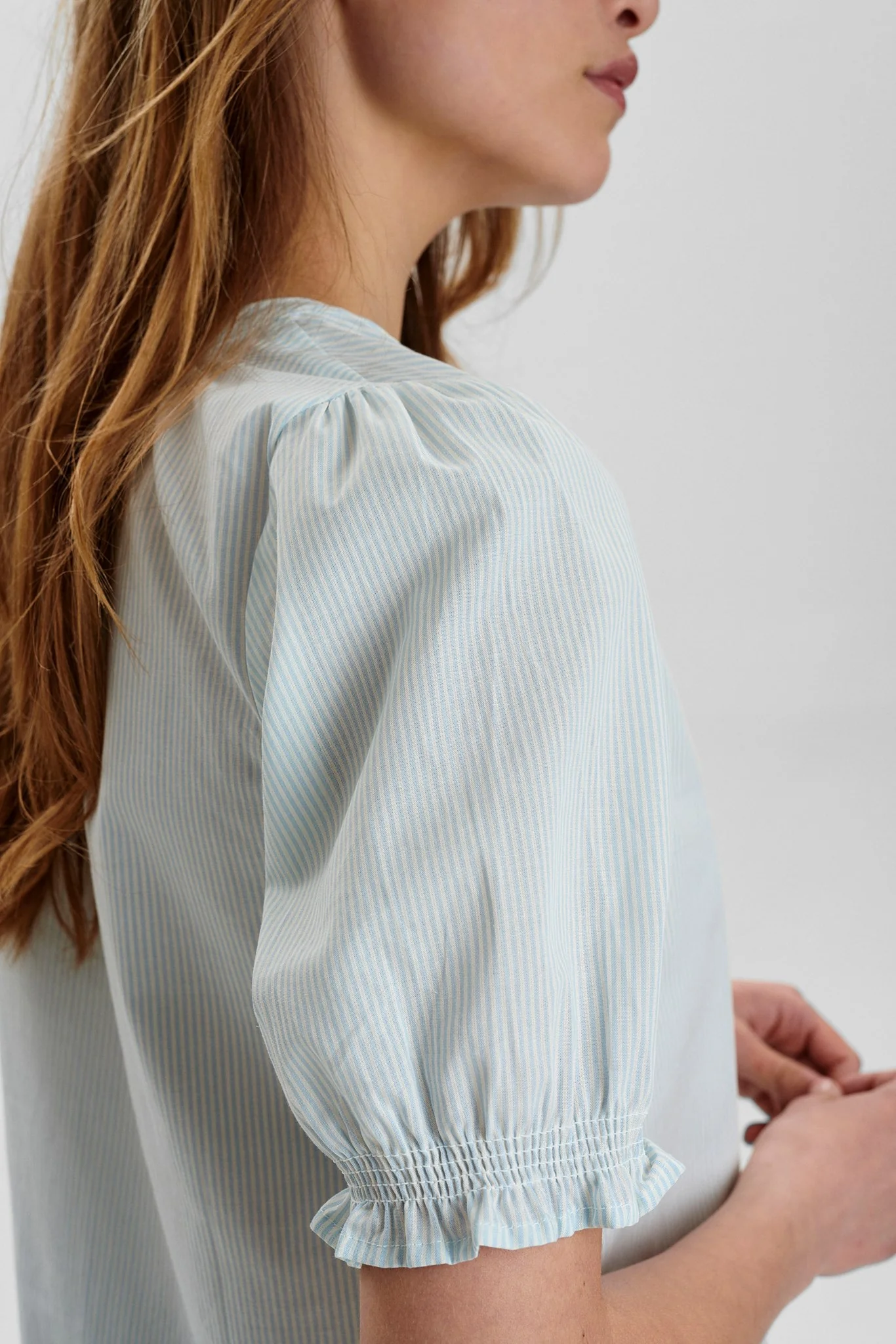 NUARDITH SS SHIRT - NOOS - Airy Blue - Image 5