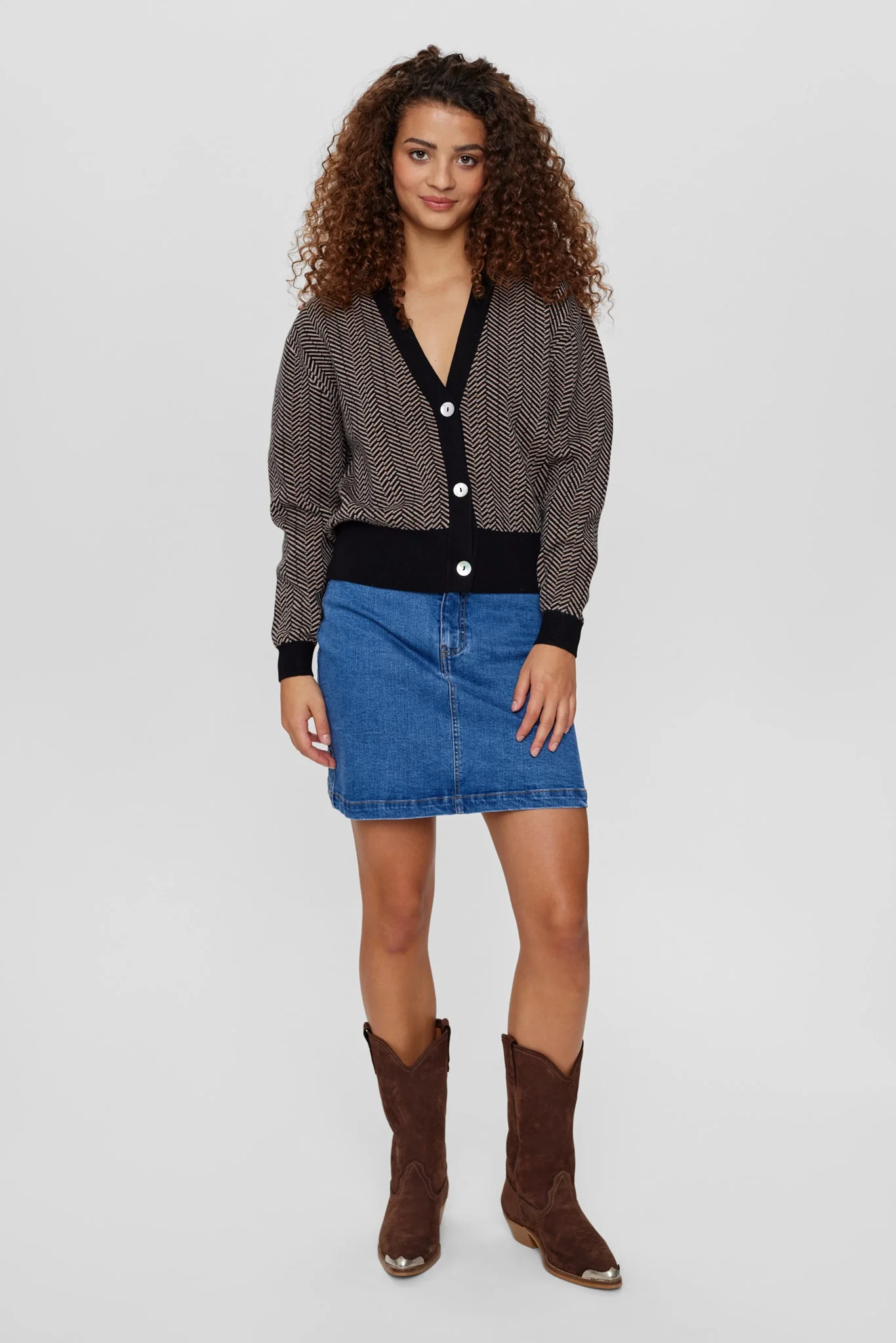 NUARENI CARDIGAN - Caviar - Image 3