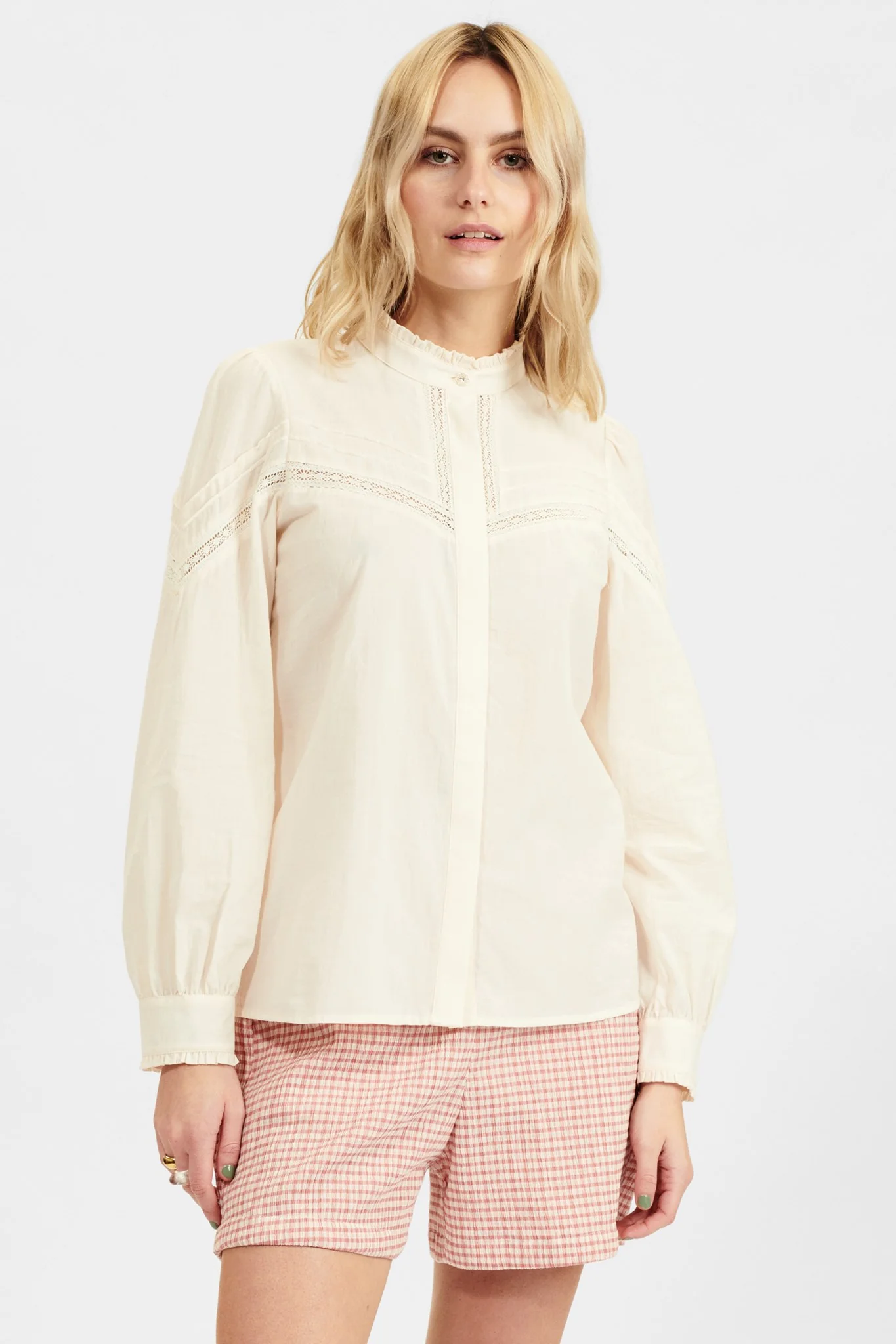 NUARISE SHIRT - Cloud Dancer