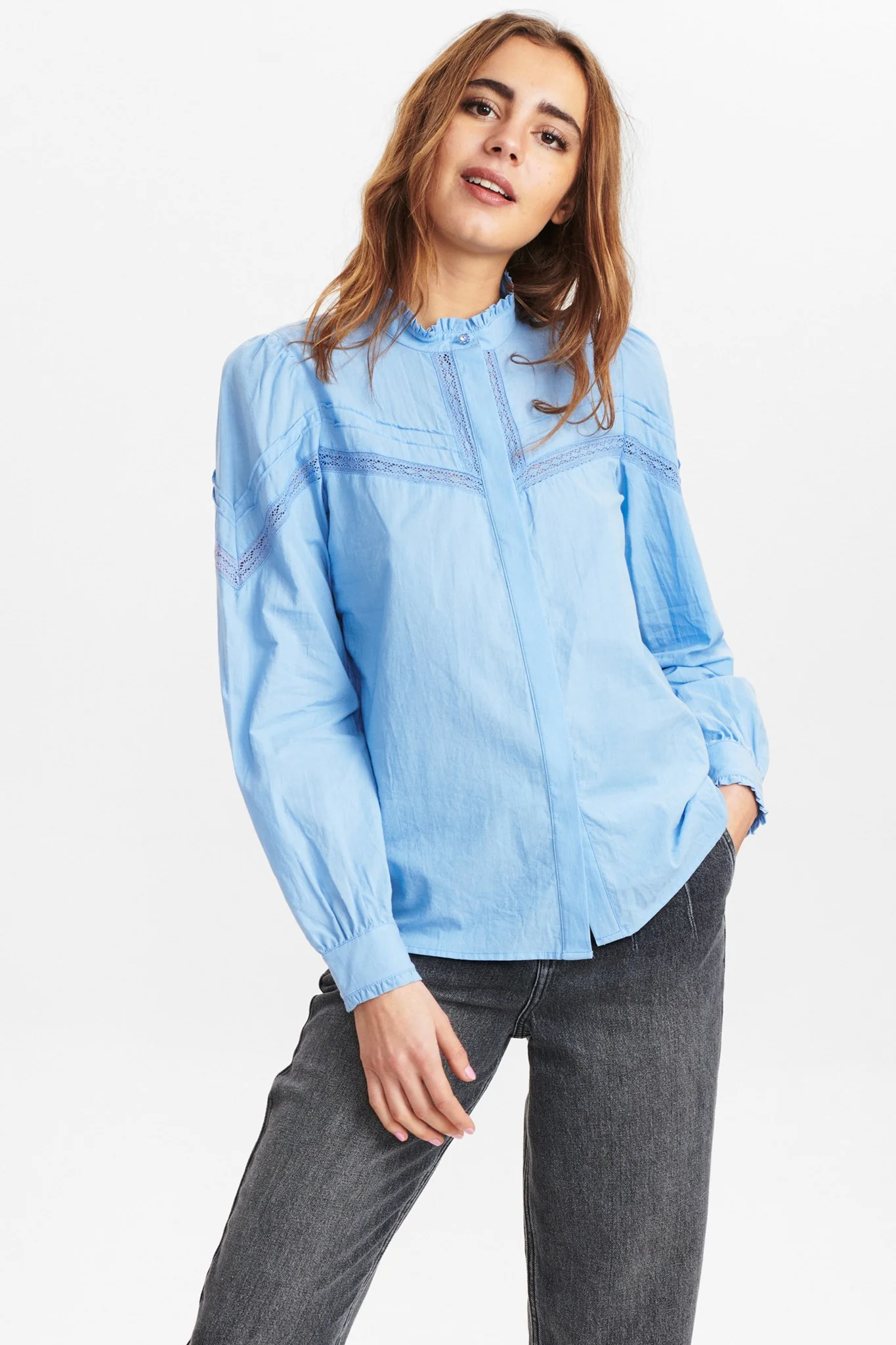NUARISE SHIRT - Della Robbia Blue