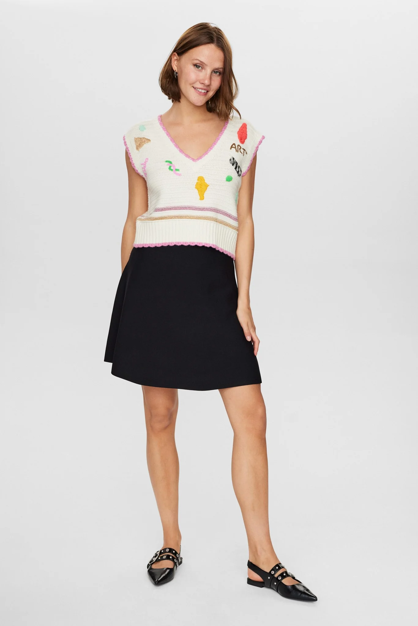 NUARTSY VEST - Sandshell Melange - Image 3