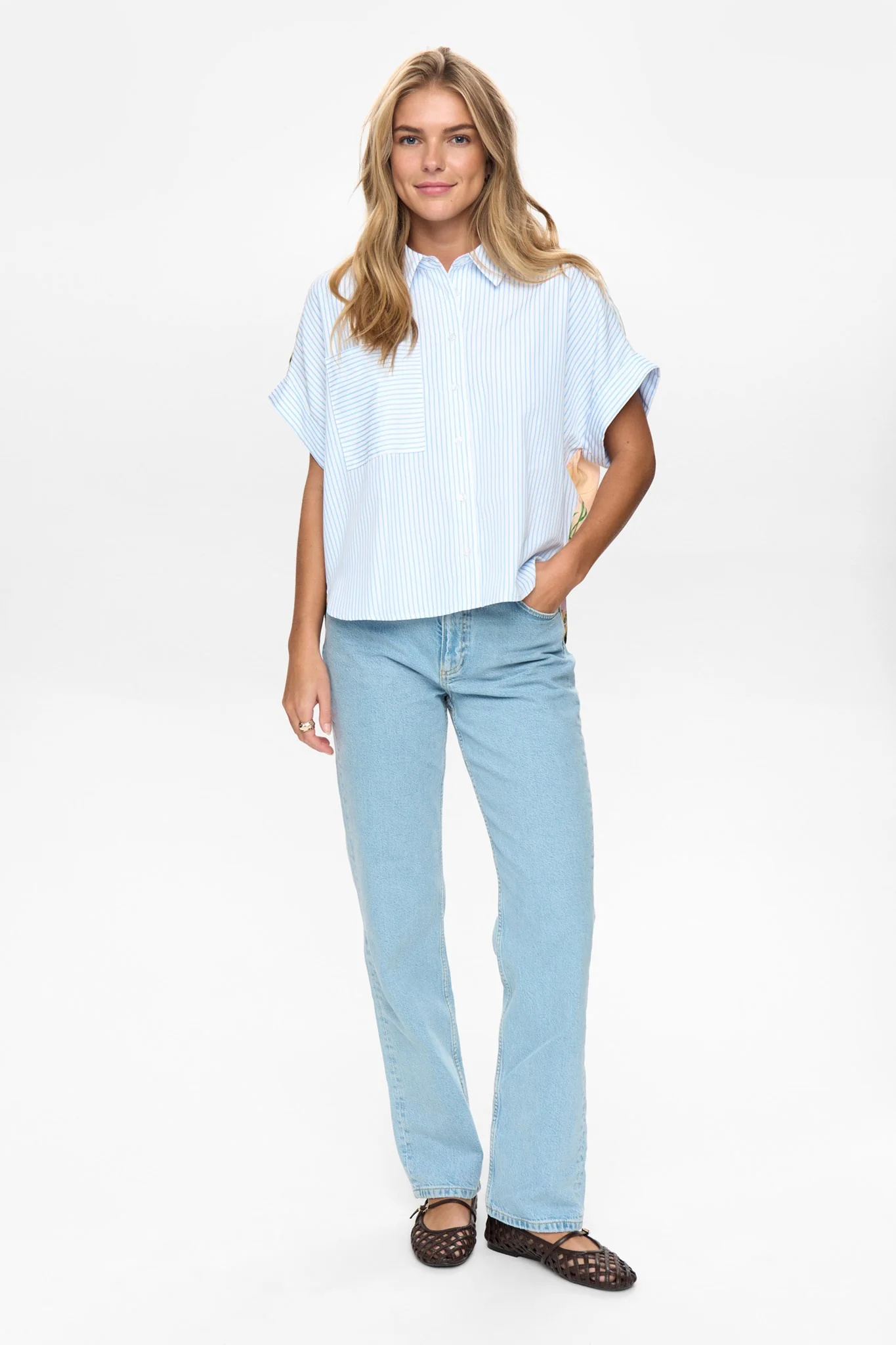 NUASHLEY SHIRT - Airy Blue - Image 3