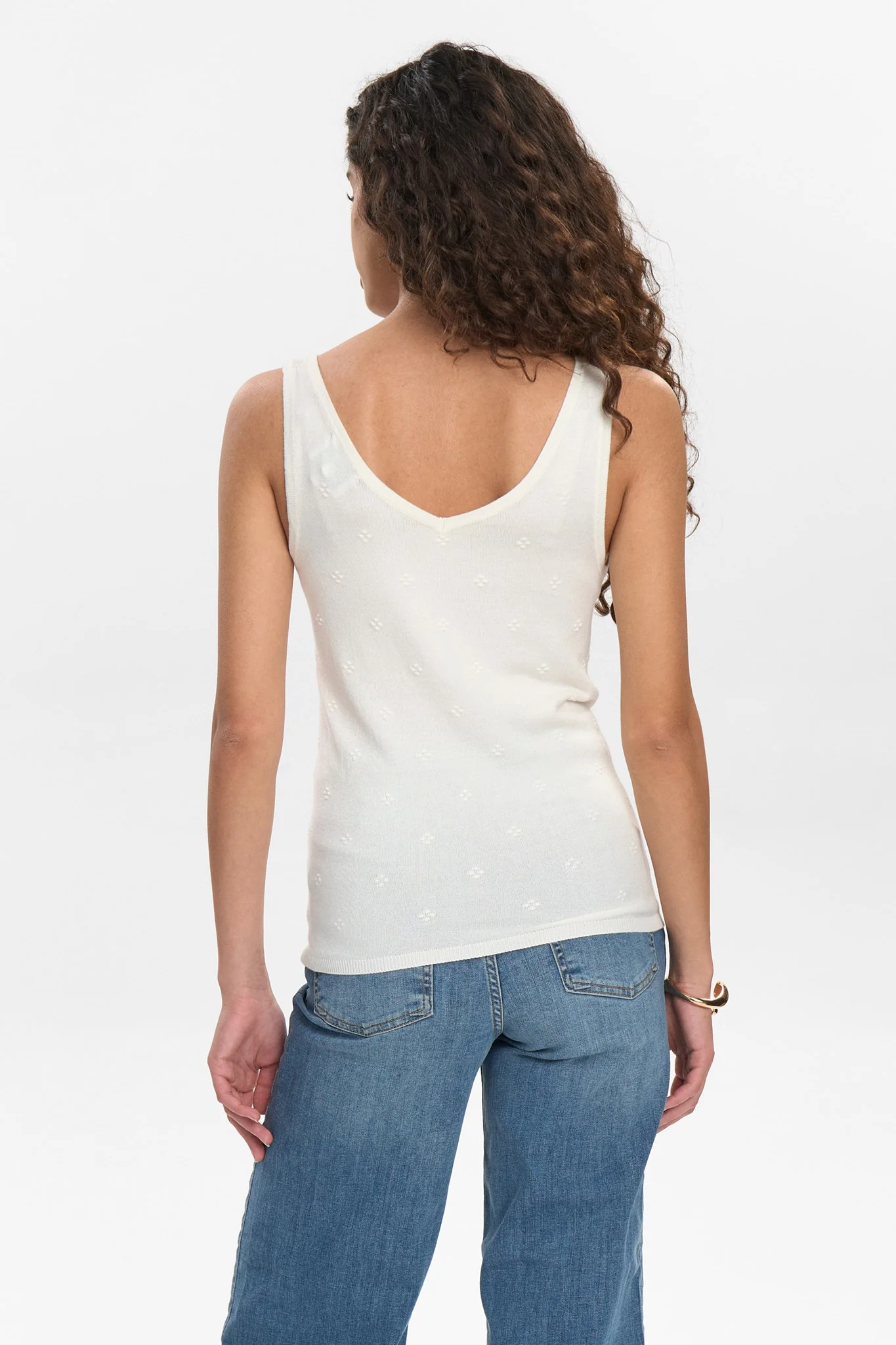 NUASHTON TOP - Cloud Dancer - Image 2