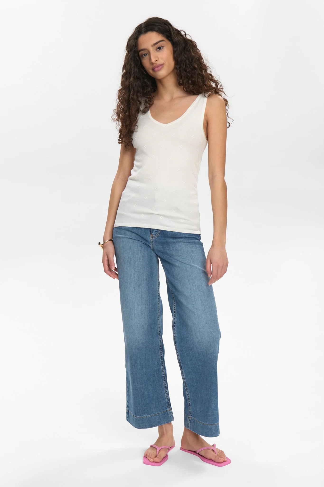 NUASHTON TOP - Cloud Dancer - Image 3
