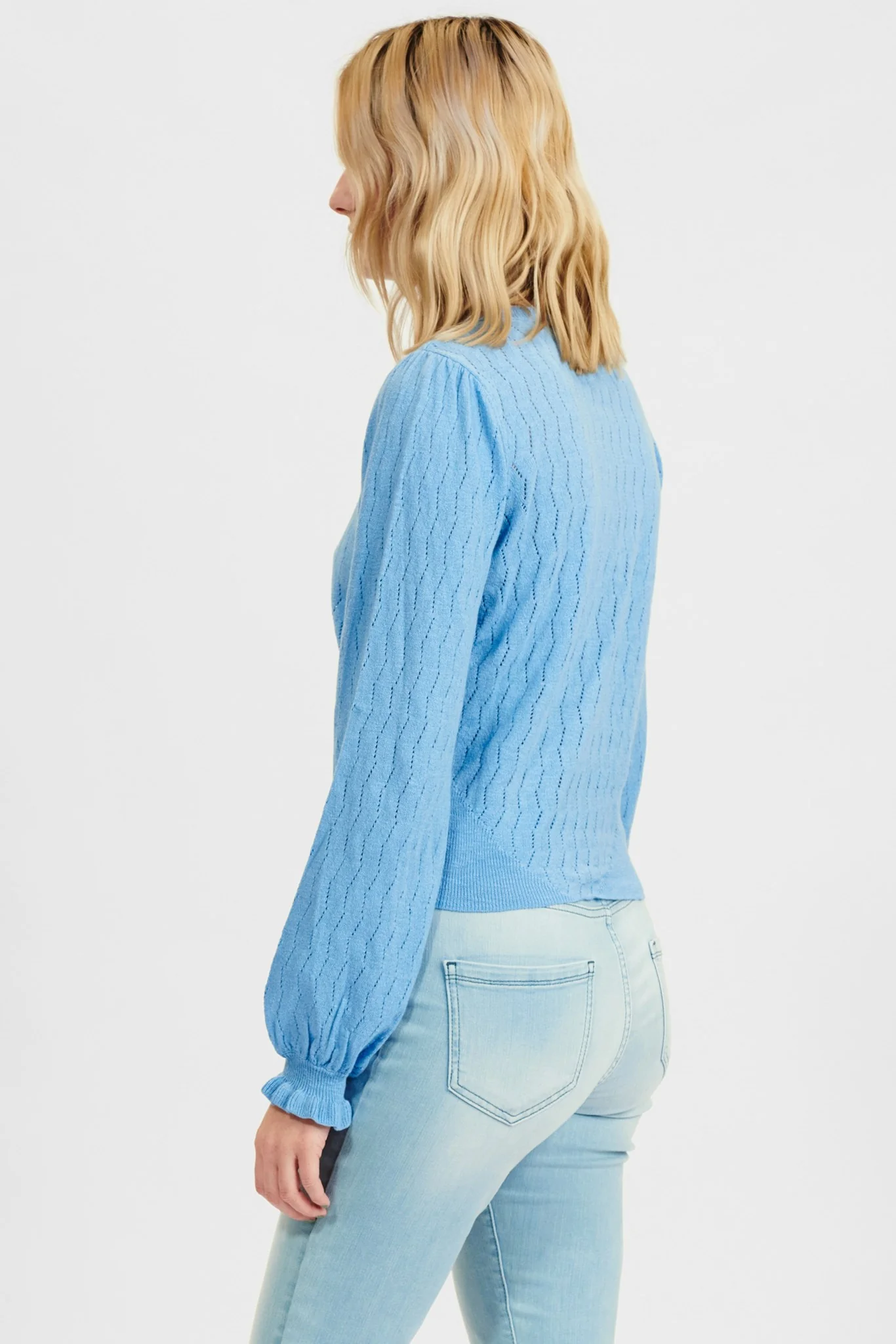 NUASRA CARDIGAN - Della Robbia Blue - Image 2