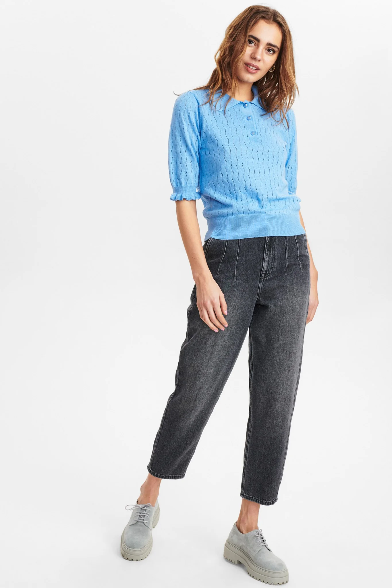 NUASRA PULLOVER - Della Robbia Blue - Image 3