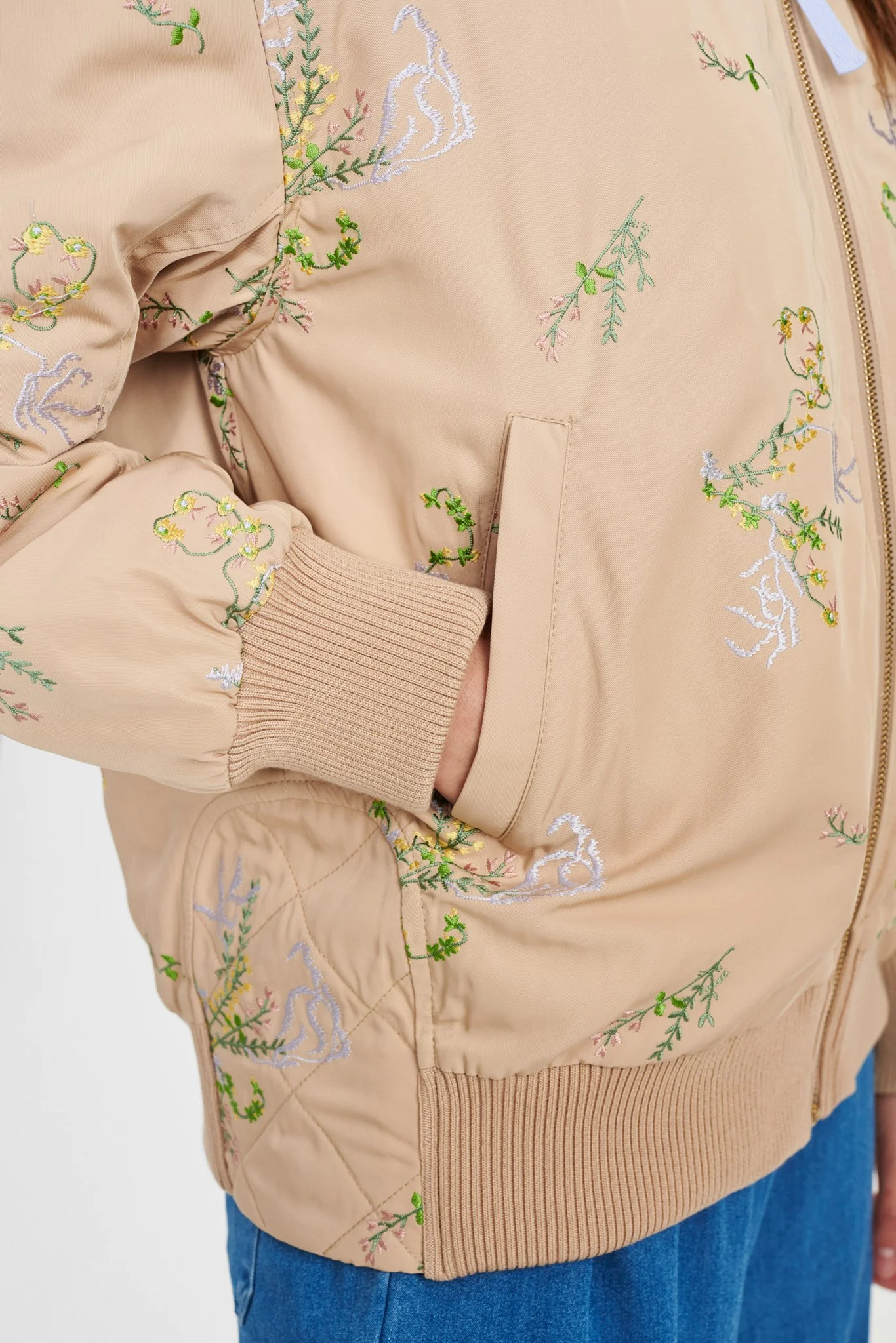 NUASSIS BOMBER JACKET - Sesame - Image 5
